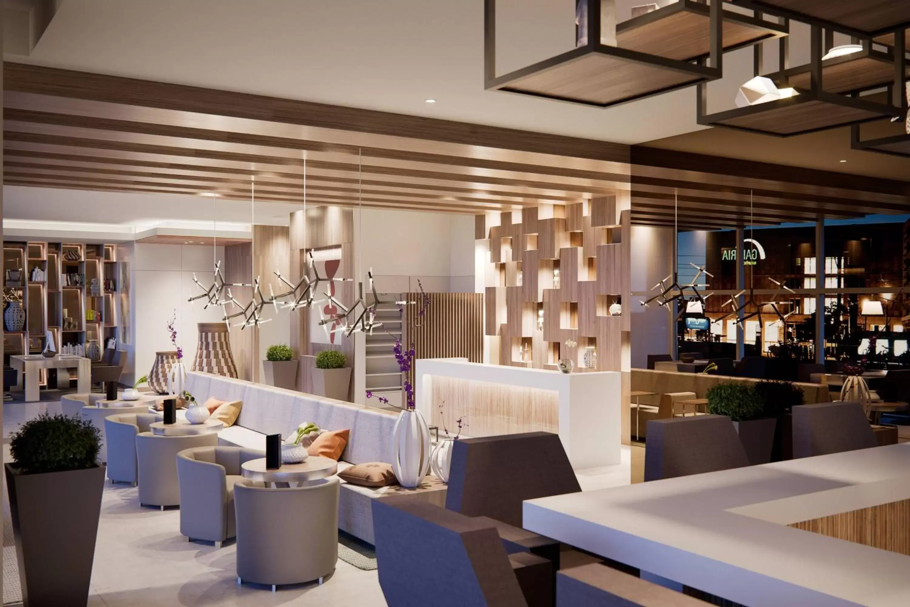 Lounge or bar, Restaurant/Places to Eat in AC Hotel By Marriott Santa Marta