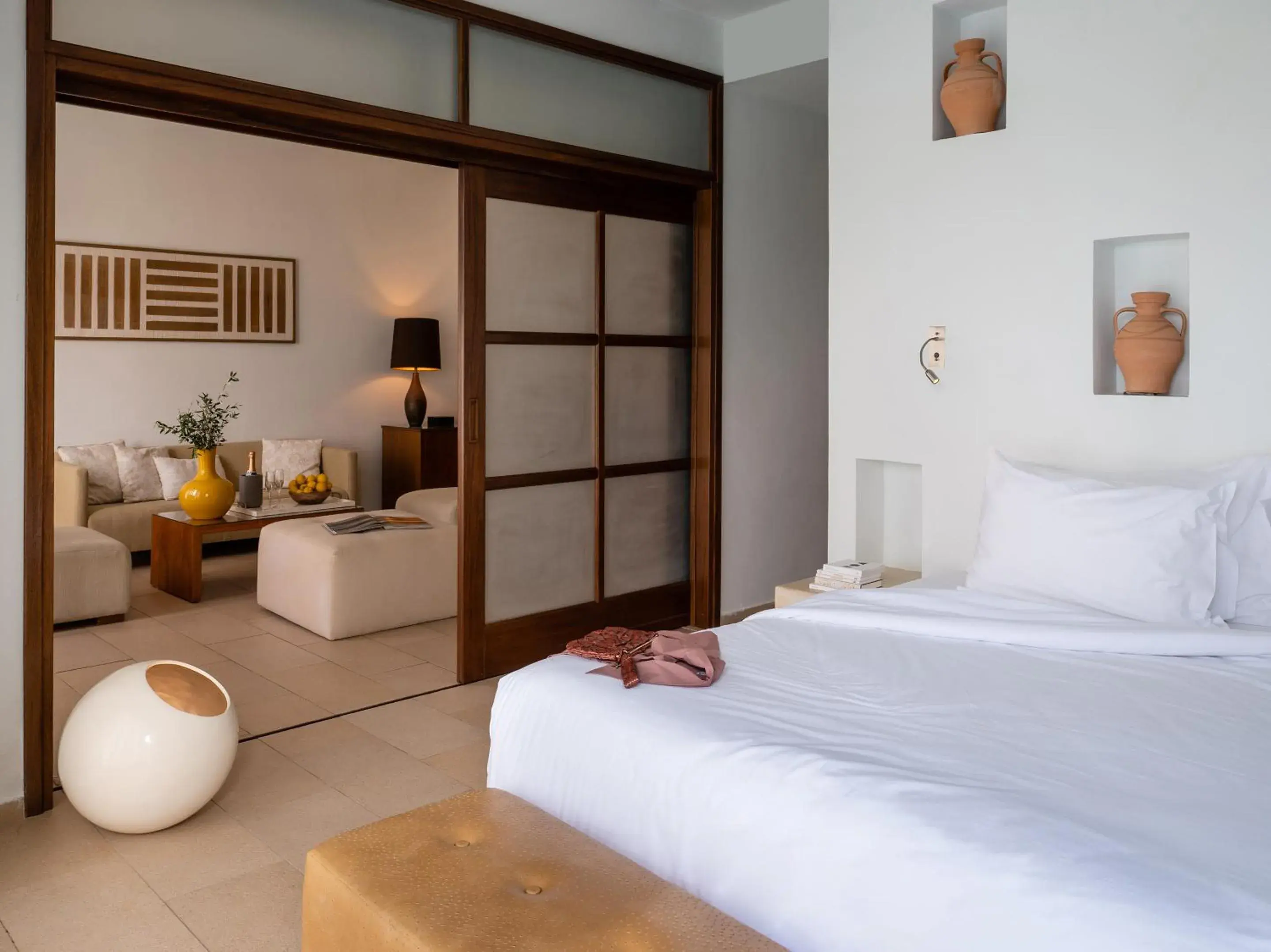 Bed in Amirandes Grecotel Boutique Resort