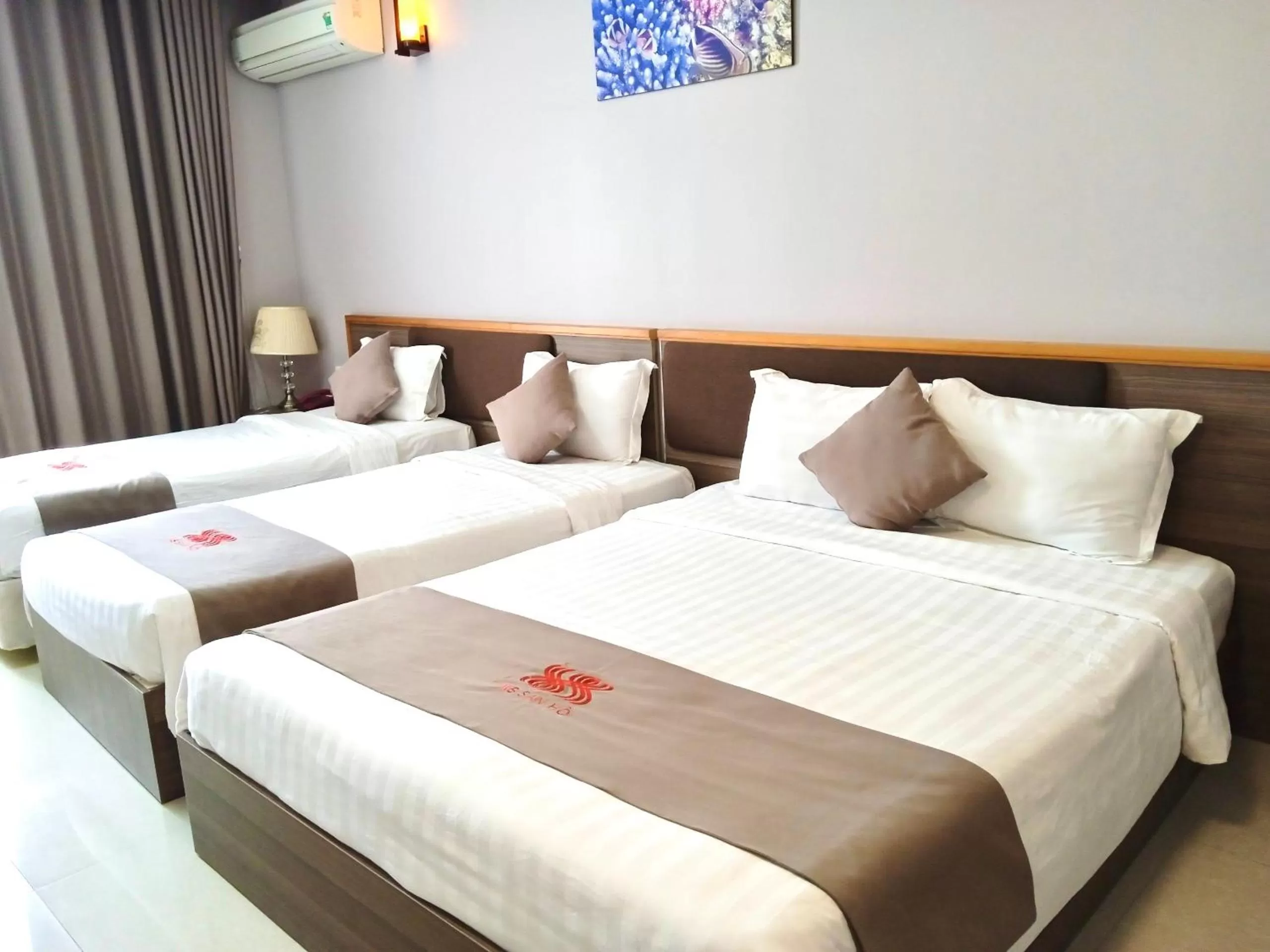 Bed in Khách sạn San Hô Vũng Tàu (Coral Hotel)