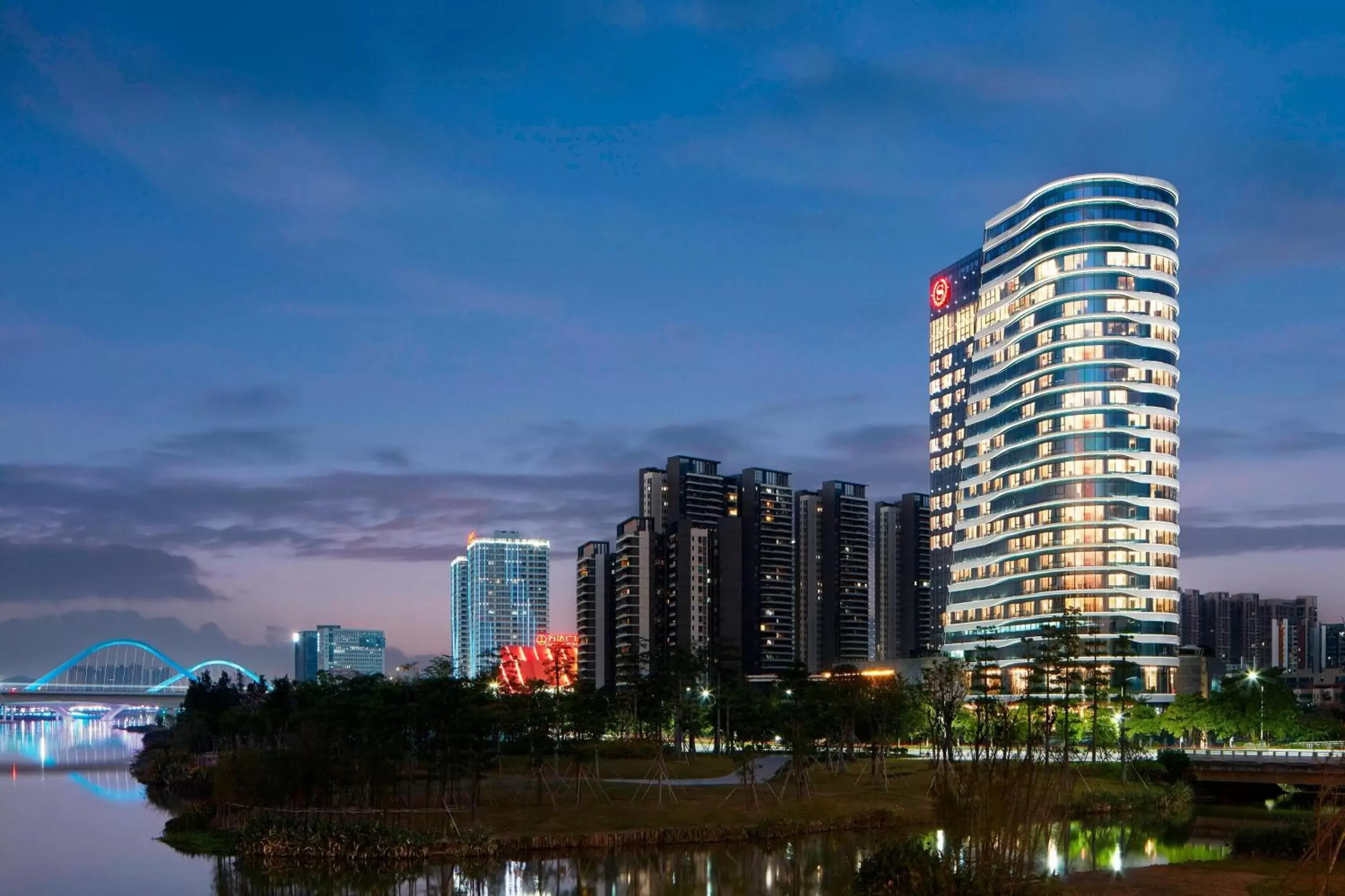 Property building in Sheraton Guangzhou Nansha Hotel