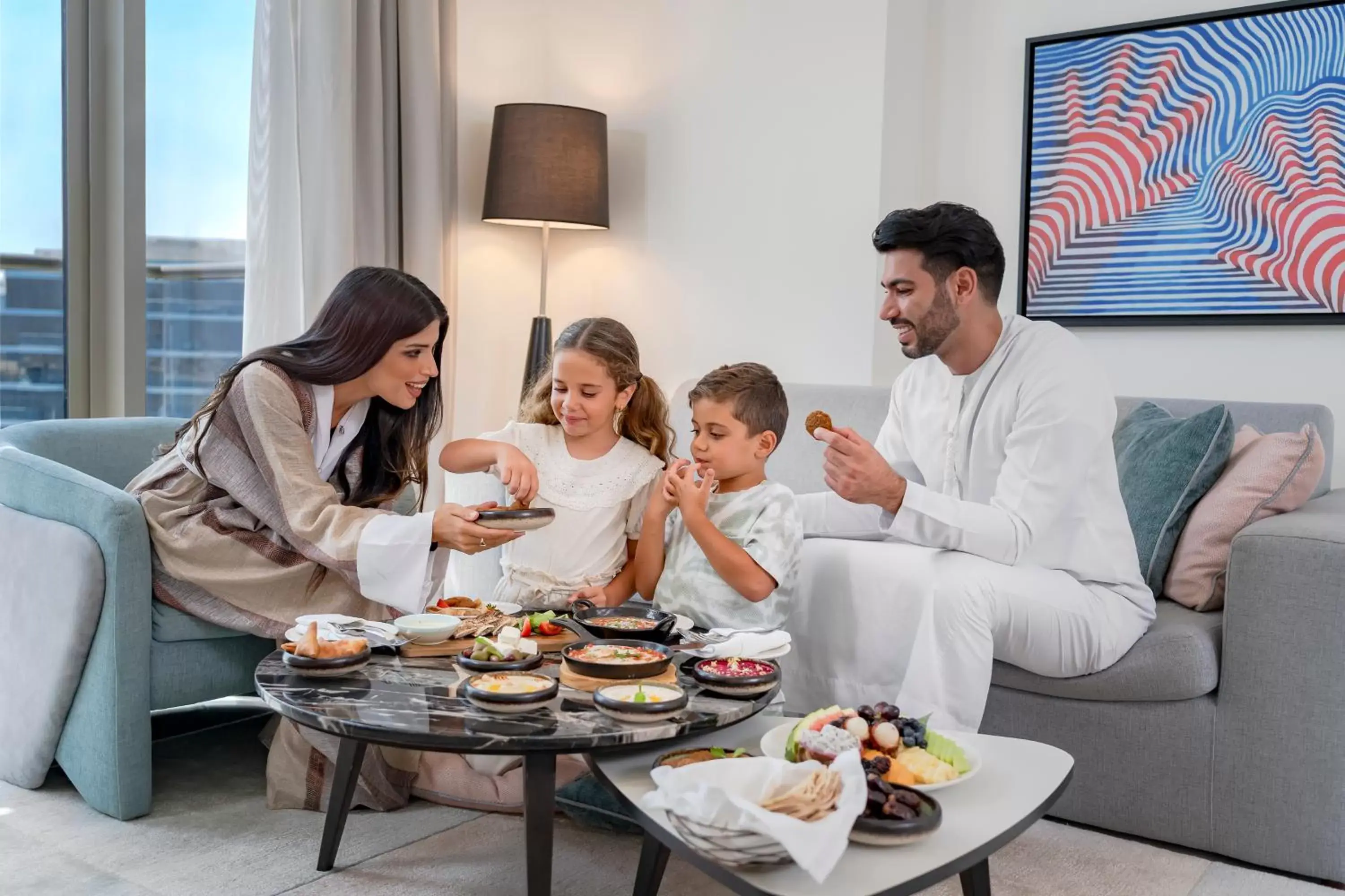 Living room, Family in Th8 Palm Dubai Beach Resort Vignette Collection, an IHG hotel