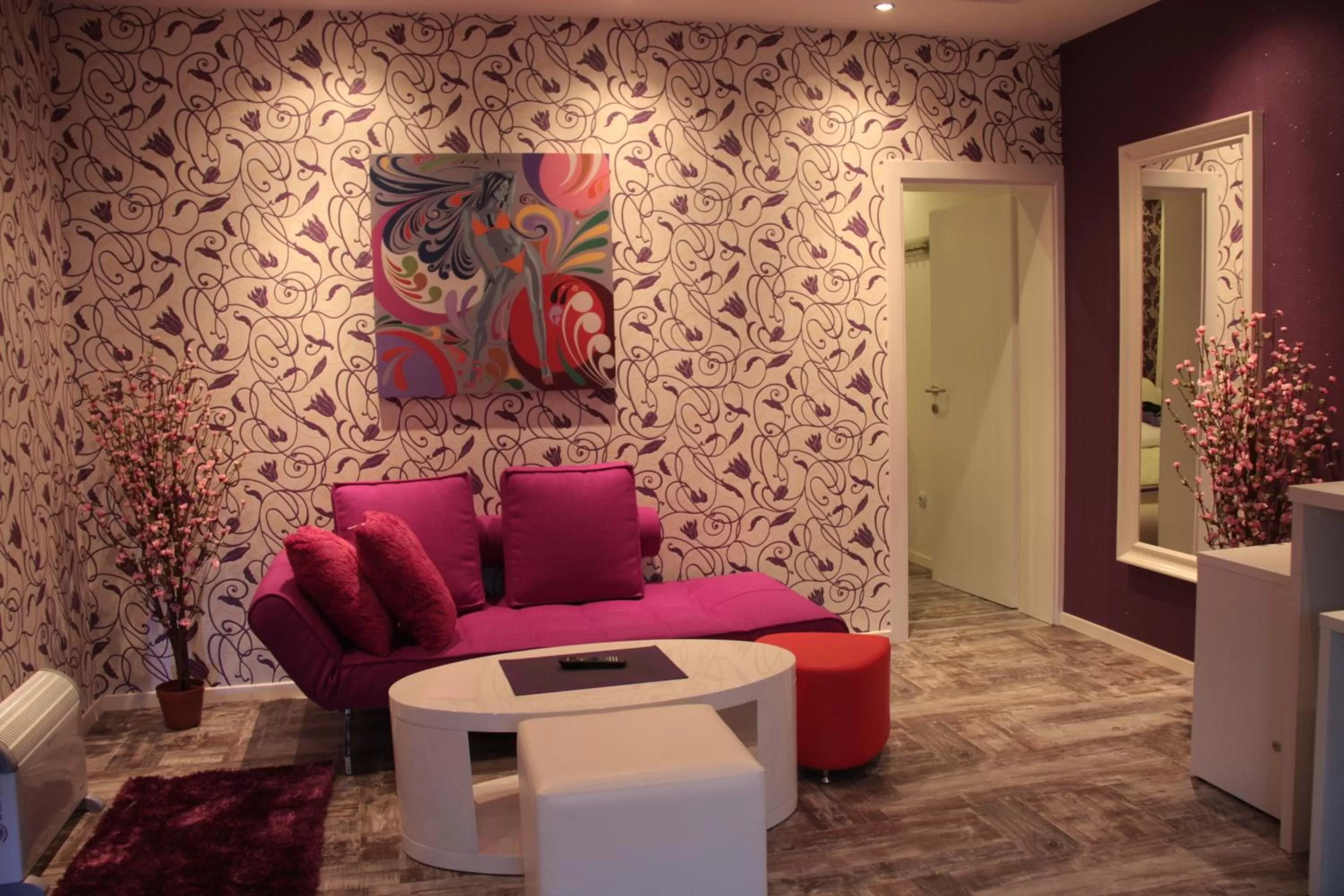 Seating area in Apartmani i Bungalovi TROJKA