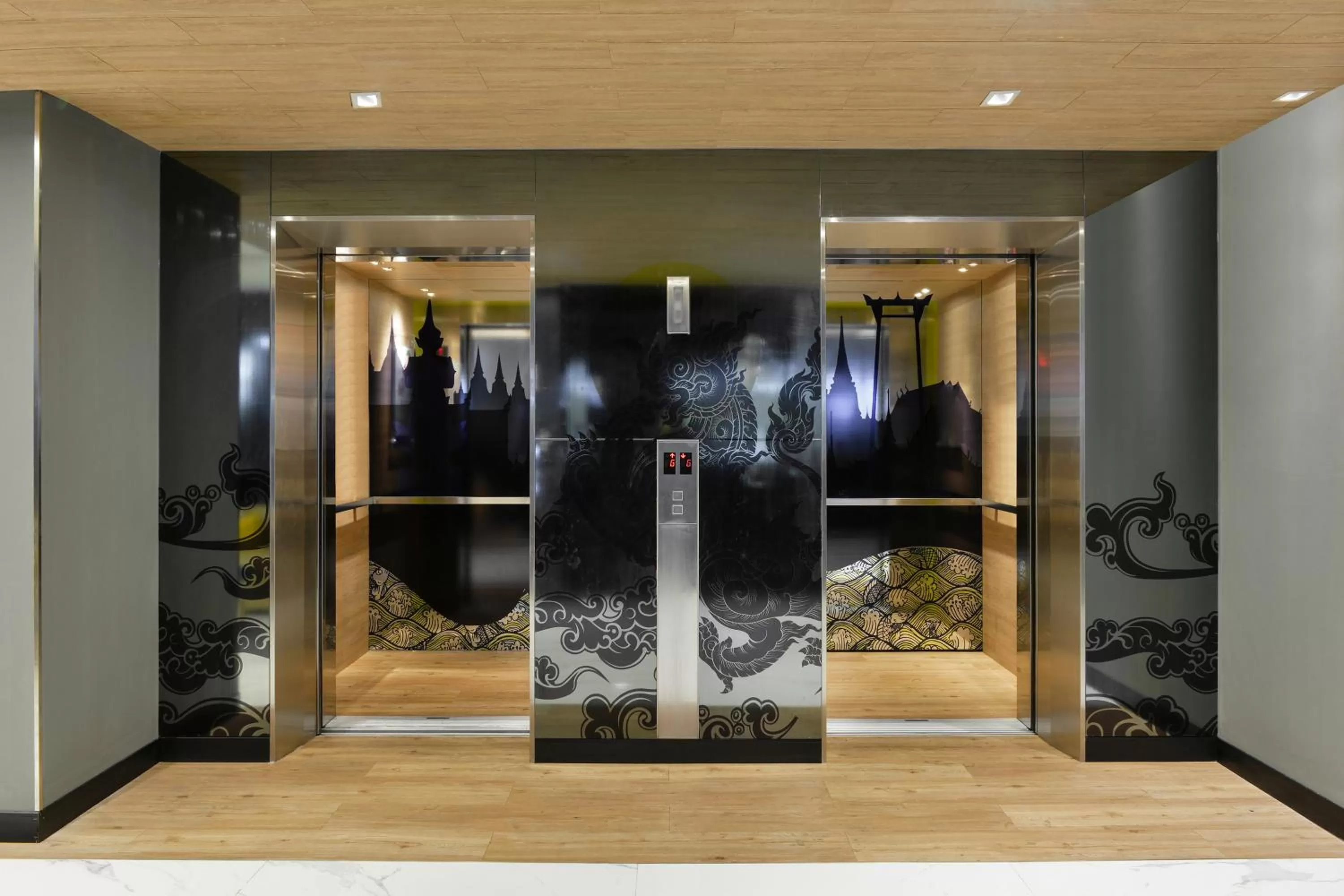 Decorative detail in Citadines Sukhumvit 11 Bangkok