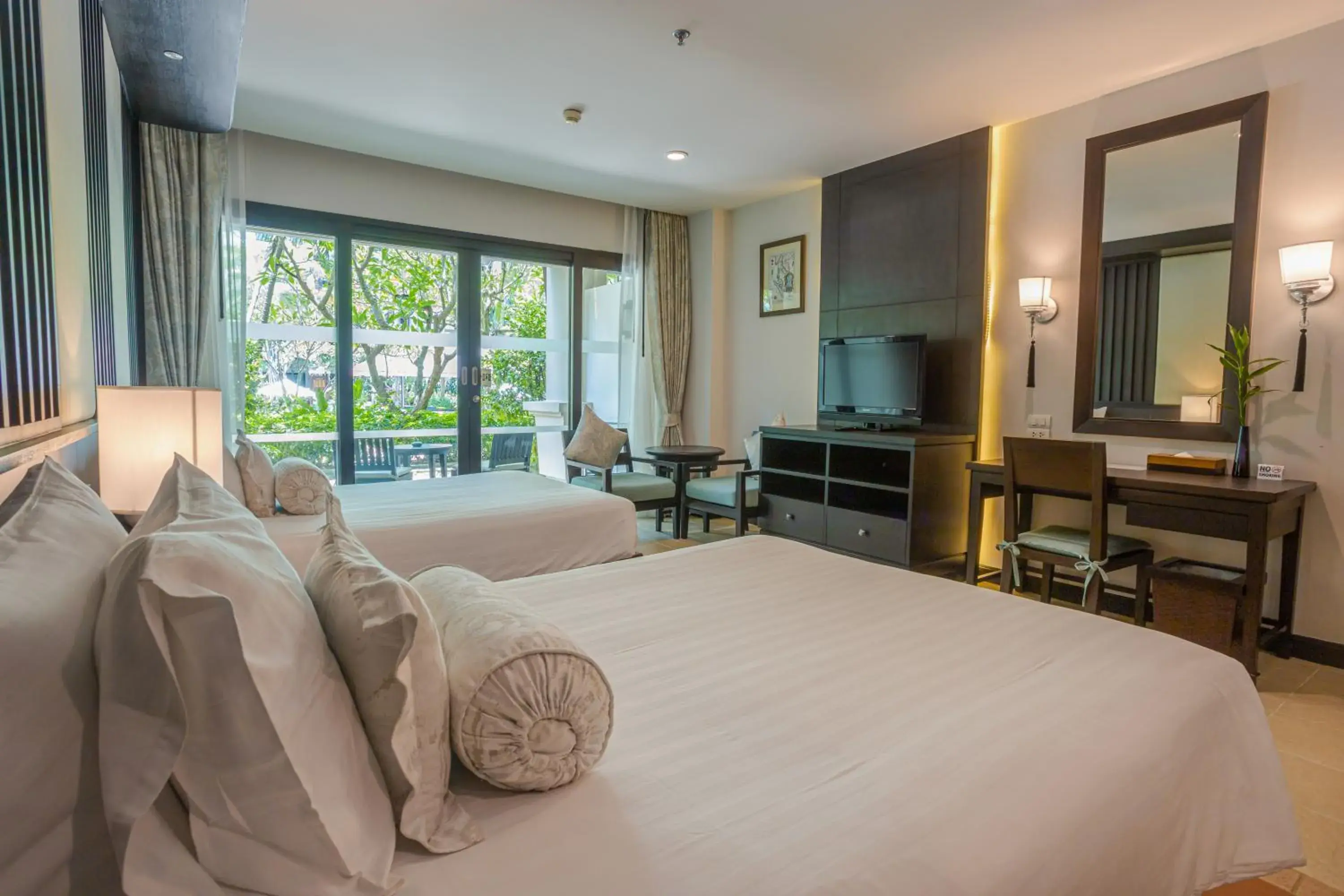 Bedroom, Bed in Ravindra Beach Resort & Spa - SHA Extra Plus