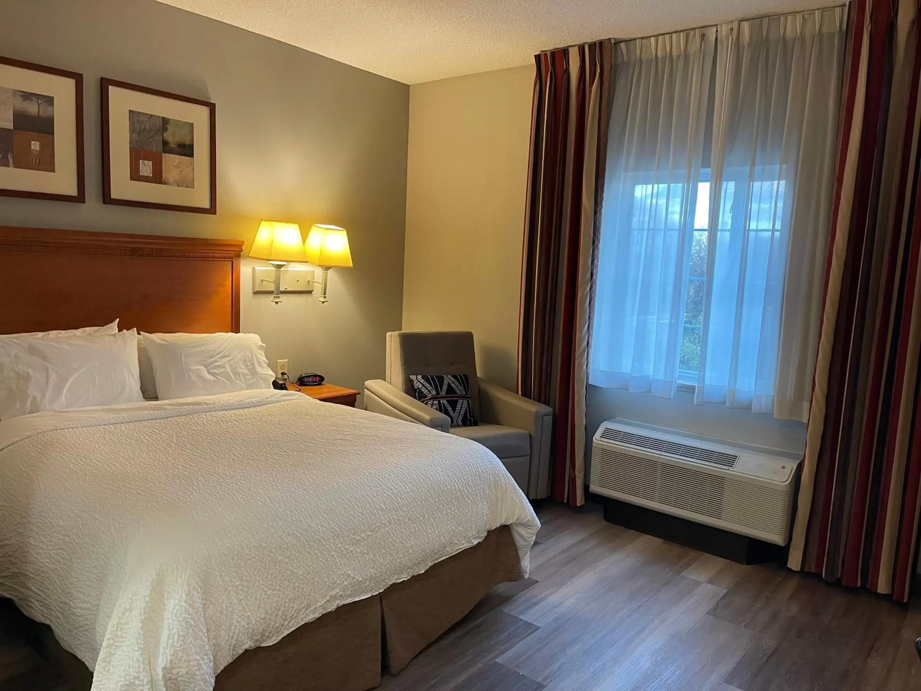 Bed in Candlewood Suites Bordentown-Trenton, an IHG Hotel