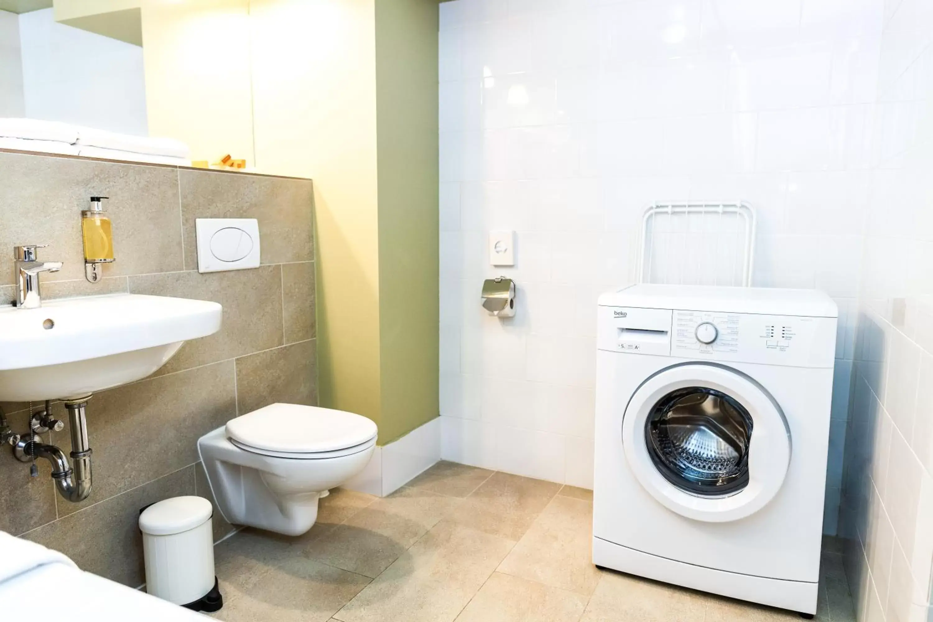 washing machine, Bathroom in HOF HOTEL