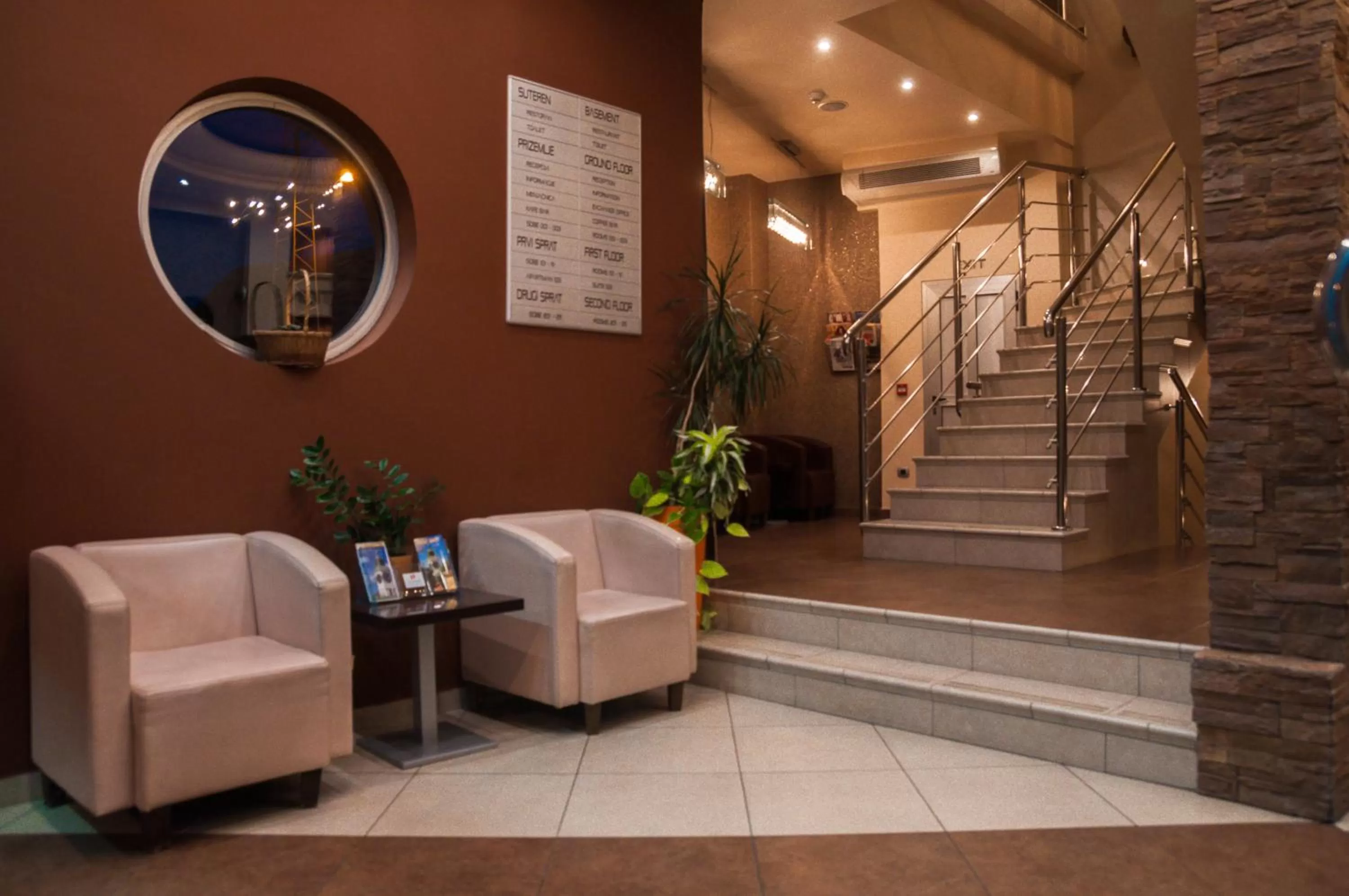 Lobby or reception in Garni Hotel Vigor - EV station