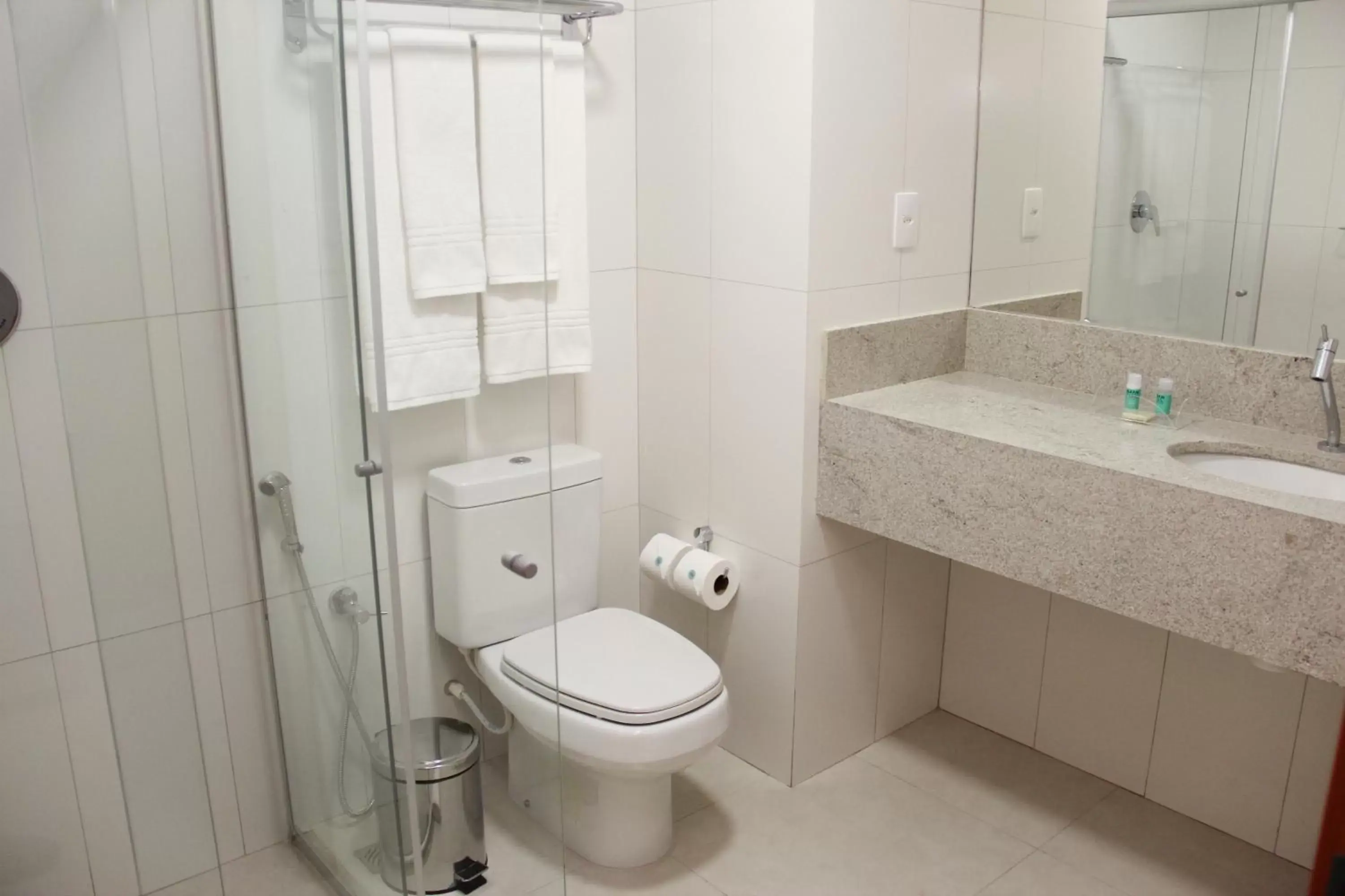 Shower, Bathroom in Gran Park Hotel e Convenções