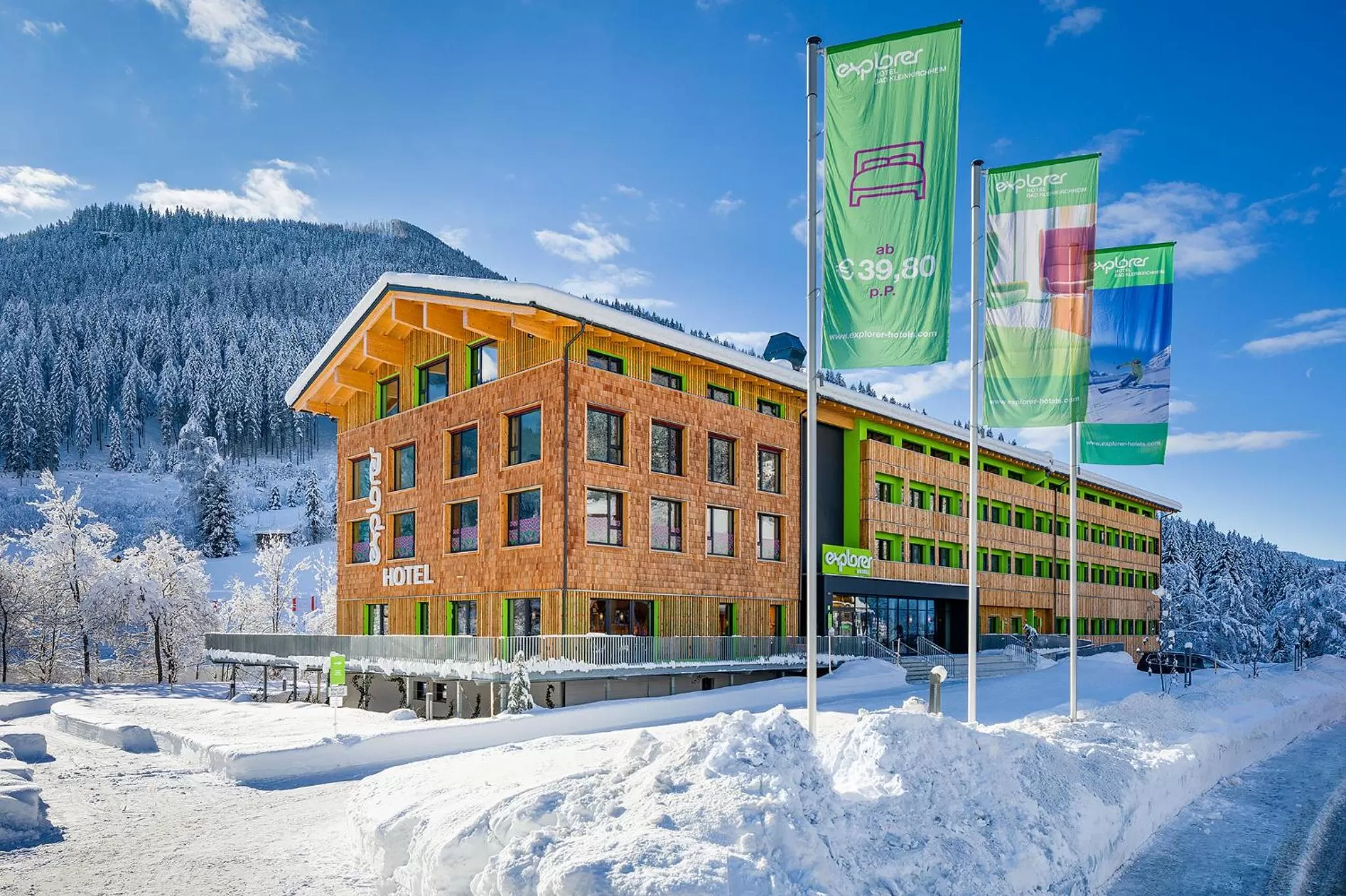 Property building in Explorer Hotel Garmisch