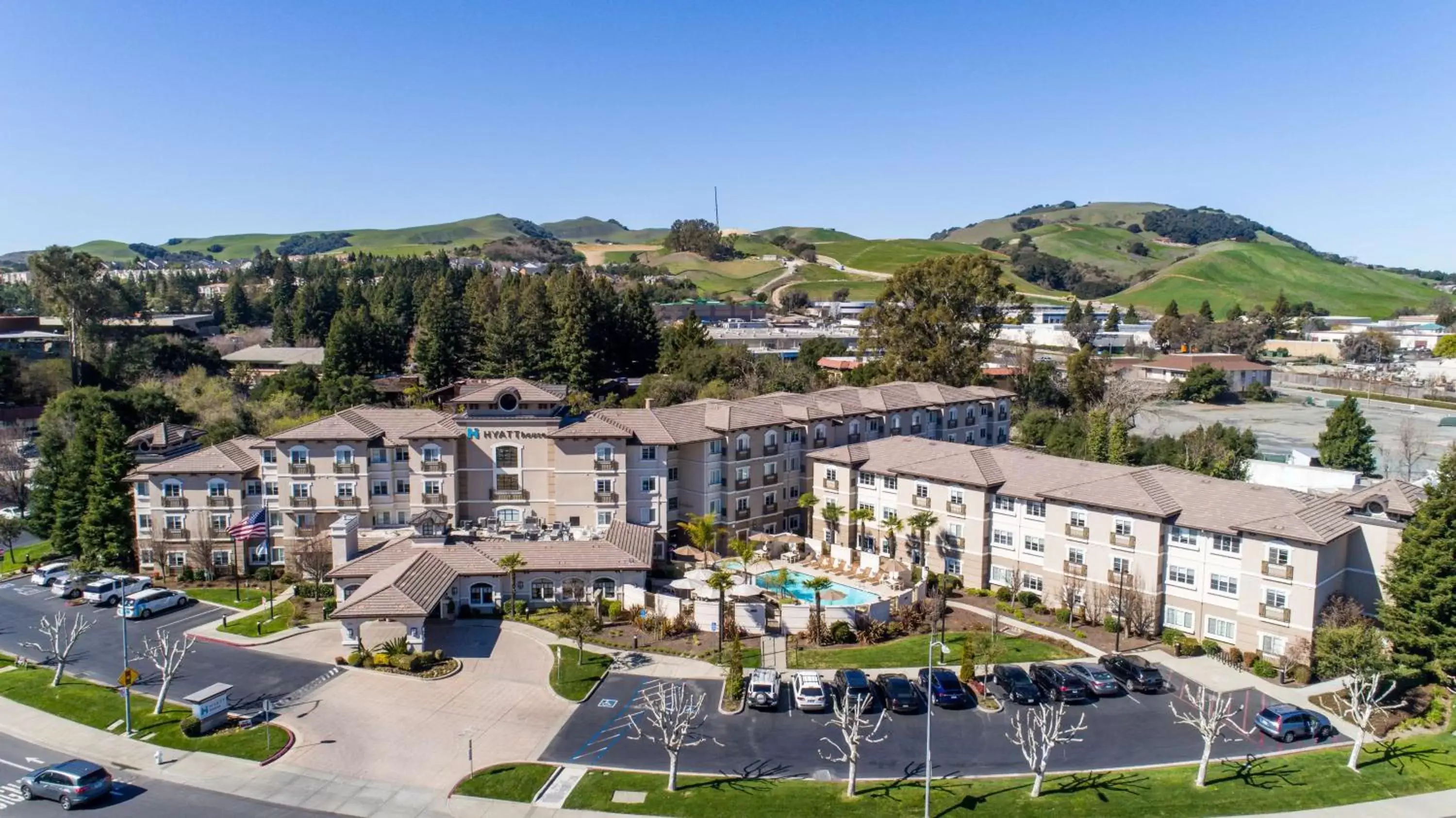 Property building, Bird's-eye View in Hyatt House San Ramon