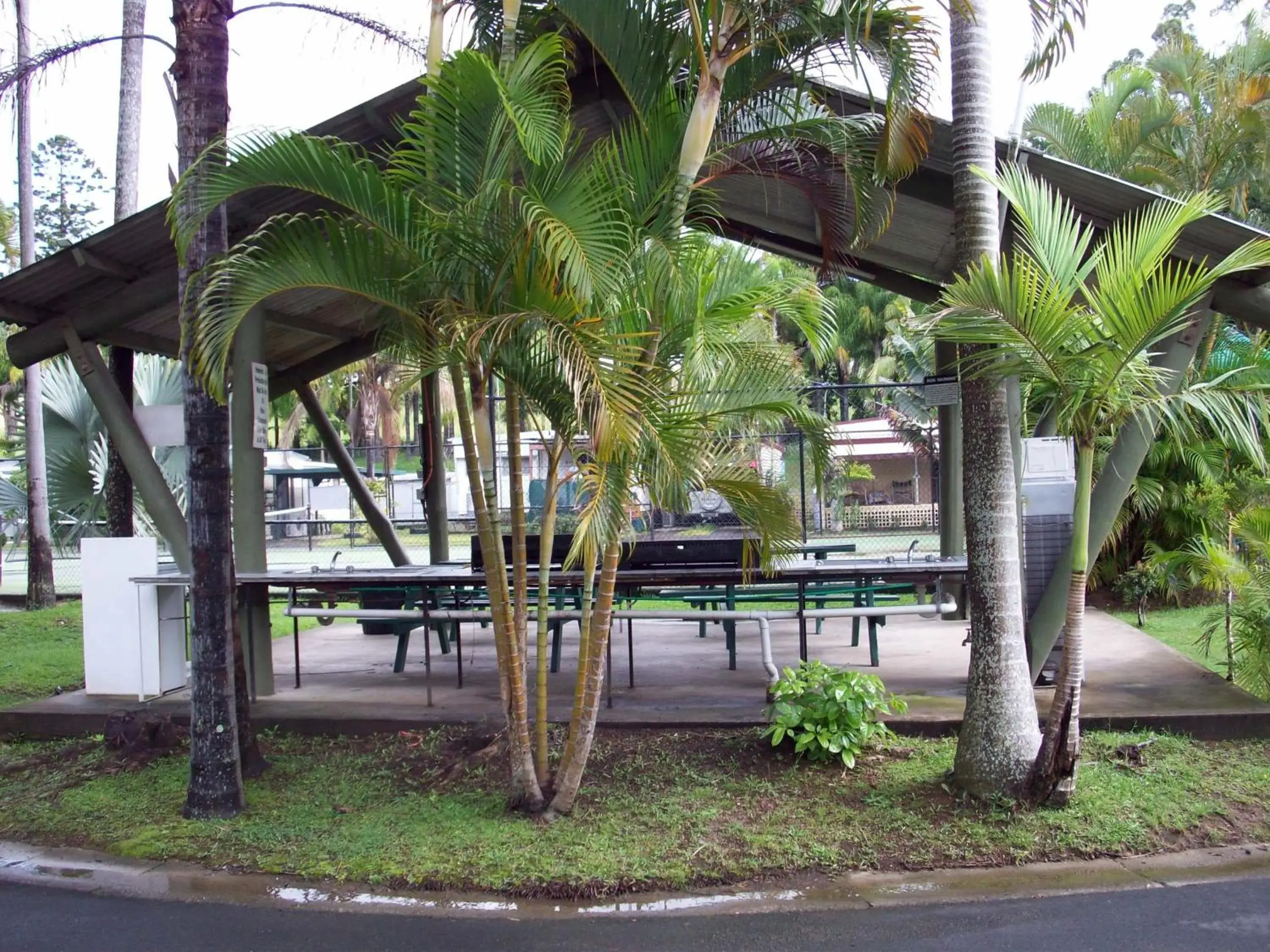 BBQ facilities in Banana Coast Caravan Park