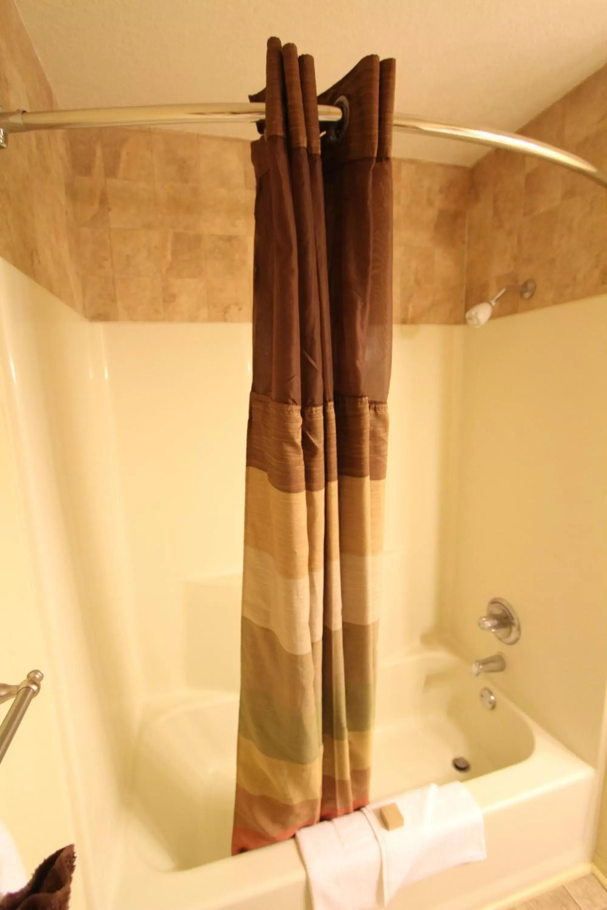 Bathroom in Crown Point Resort, by VRI Americas