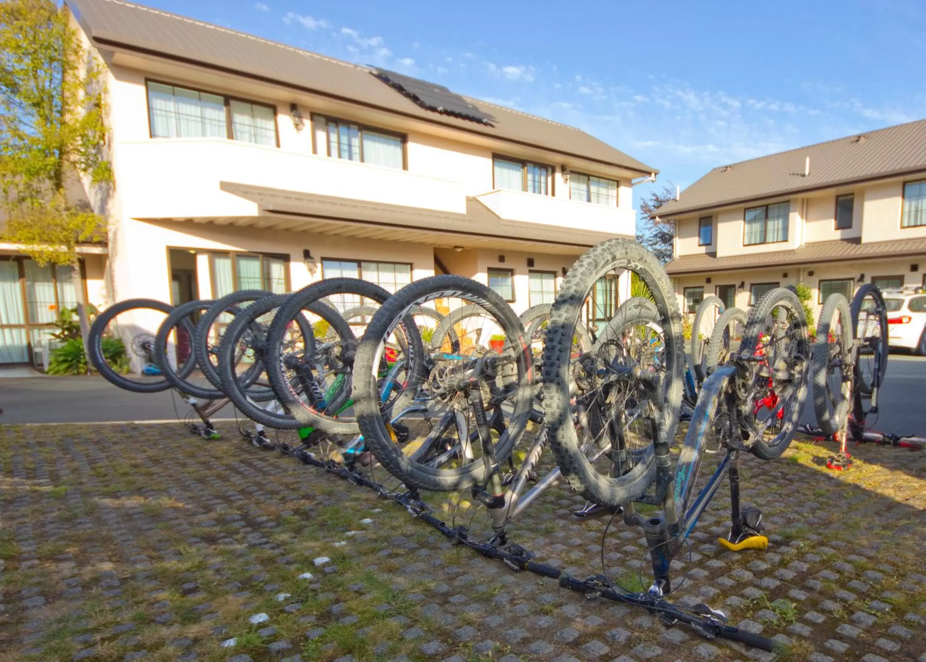 Cycling, Property Building in Arrow Motel Apartments