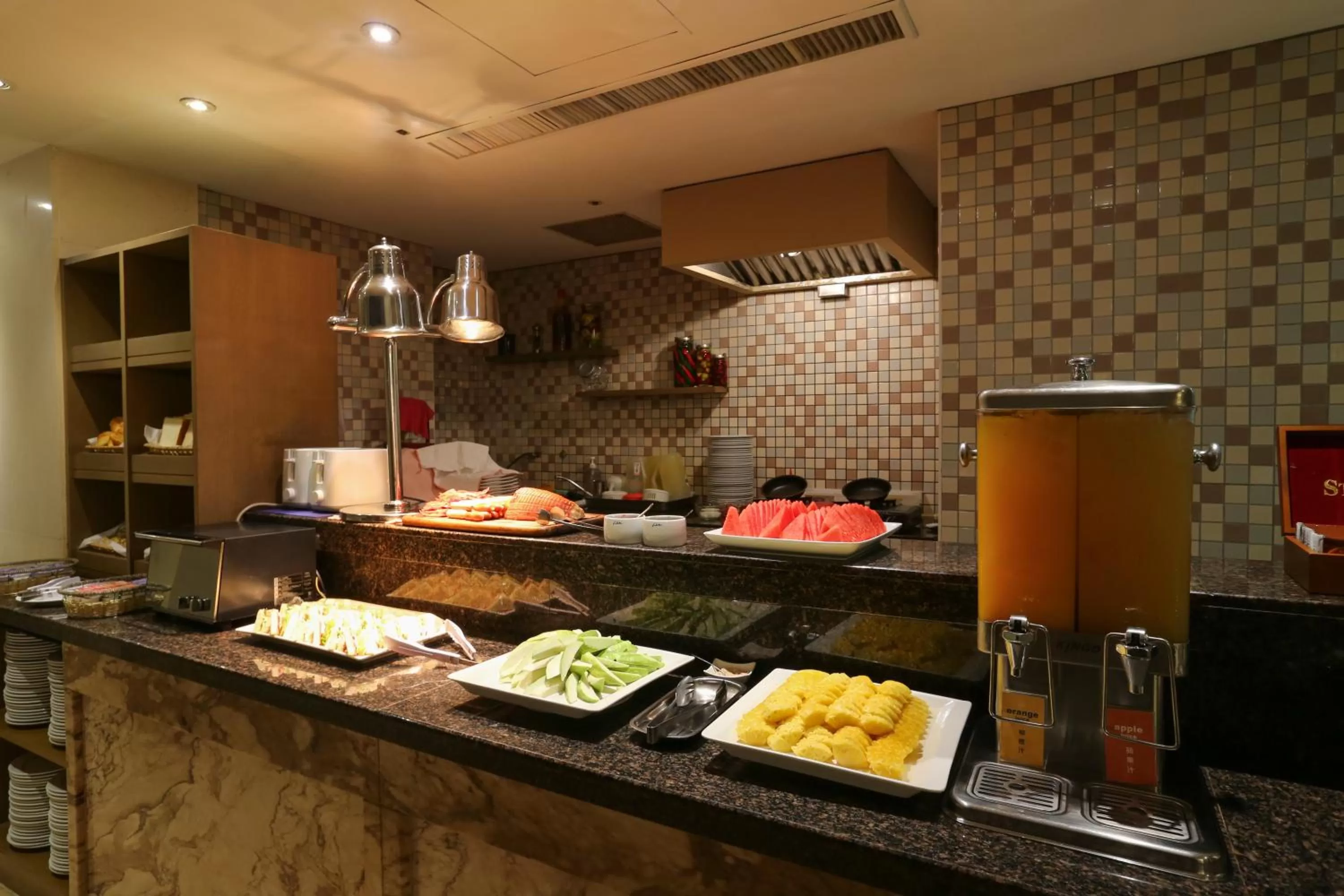 Buffet breakfast in Taipei Fullerton Hotel - South