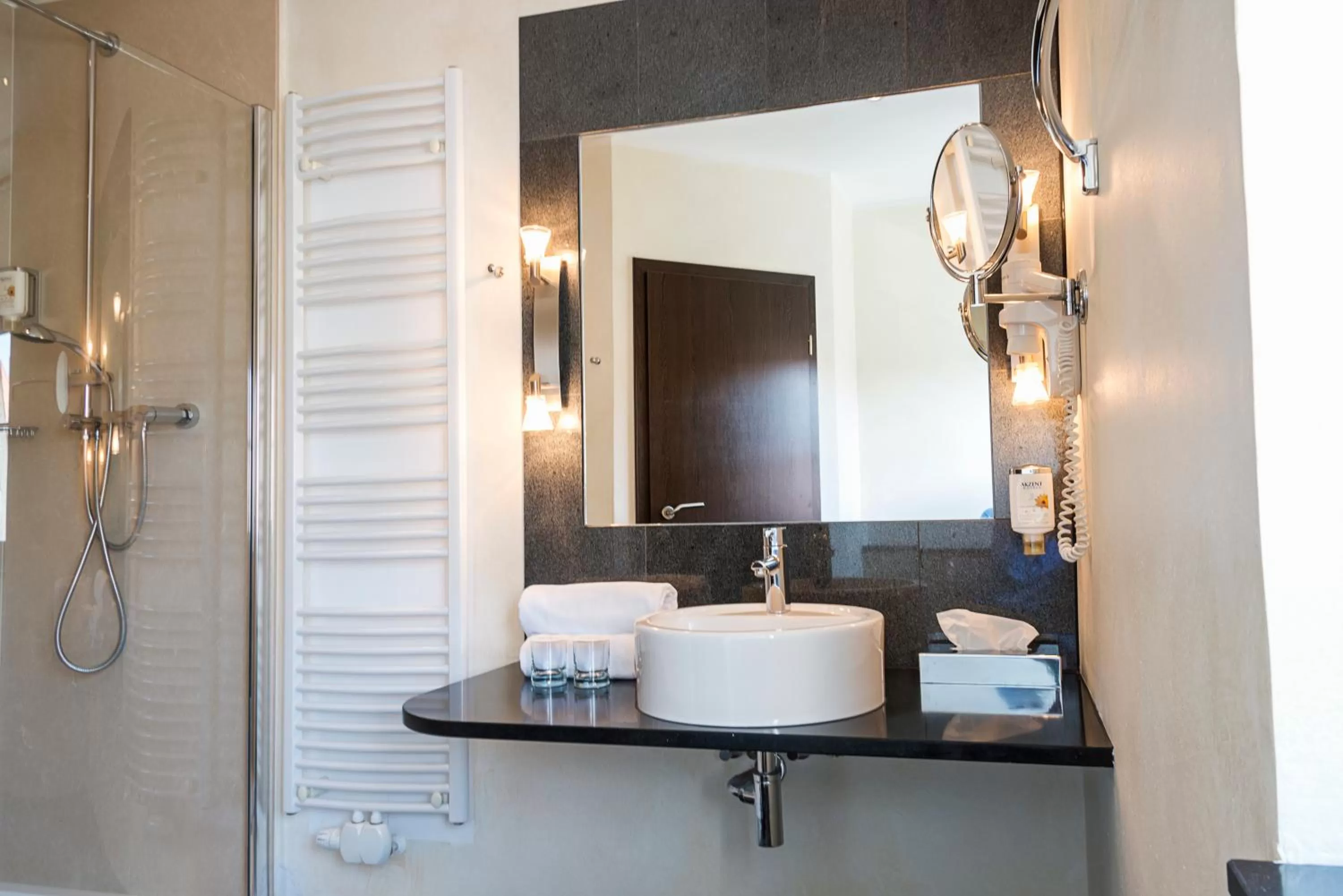 Bathroom in AKZENT Hotel Laupheimer Hof