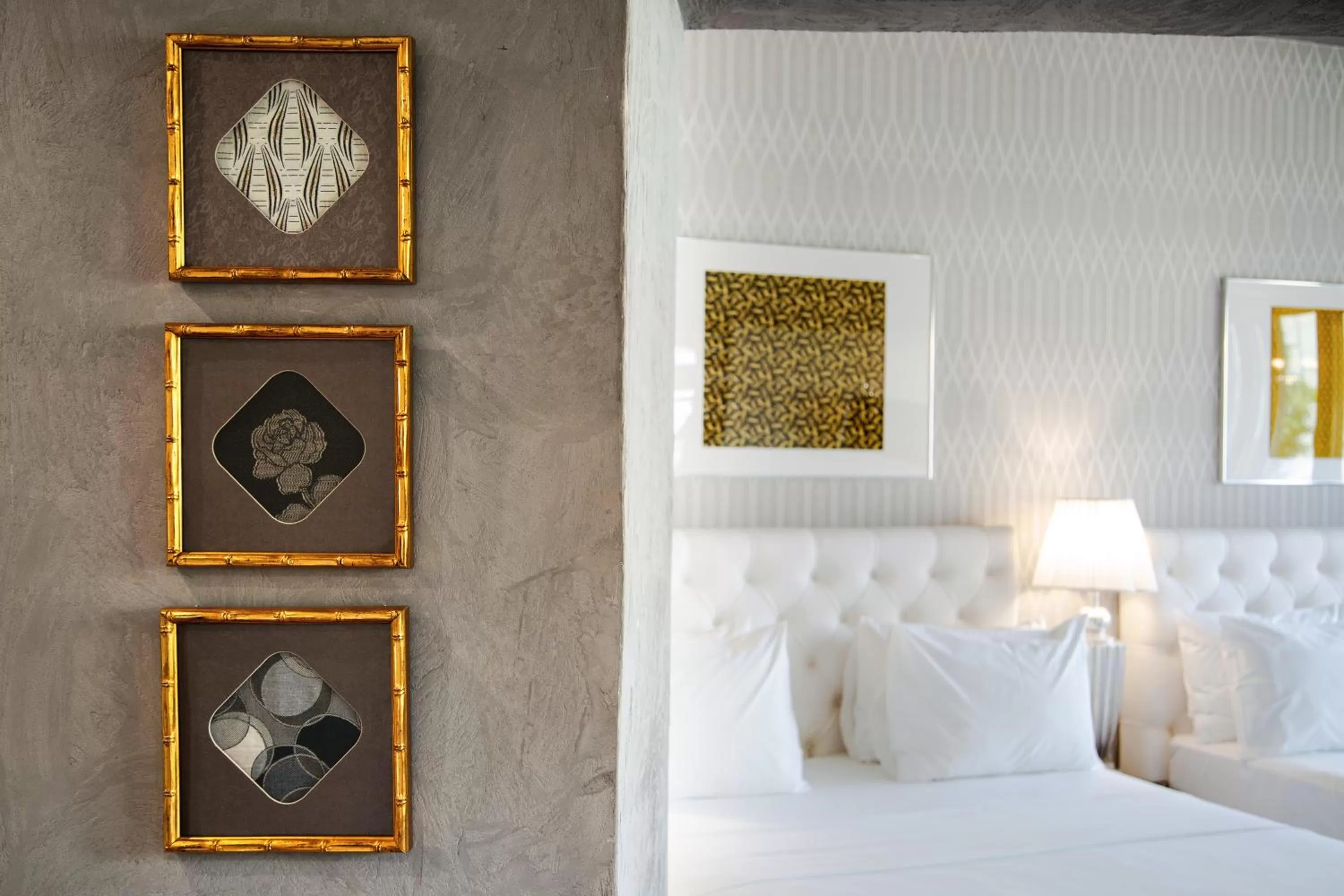 Bedroom, Bed in Downtown Athens Lofts - The Acropolis Observatory