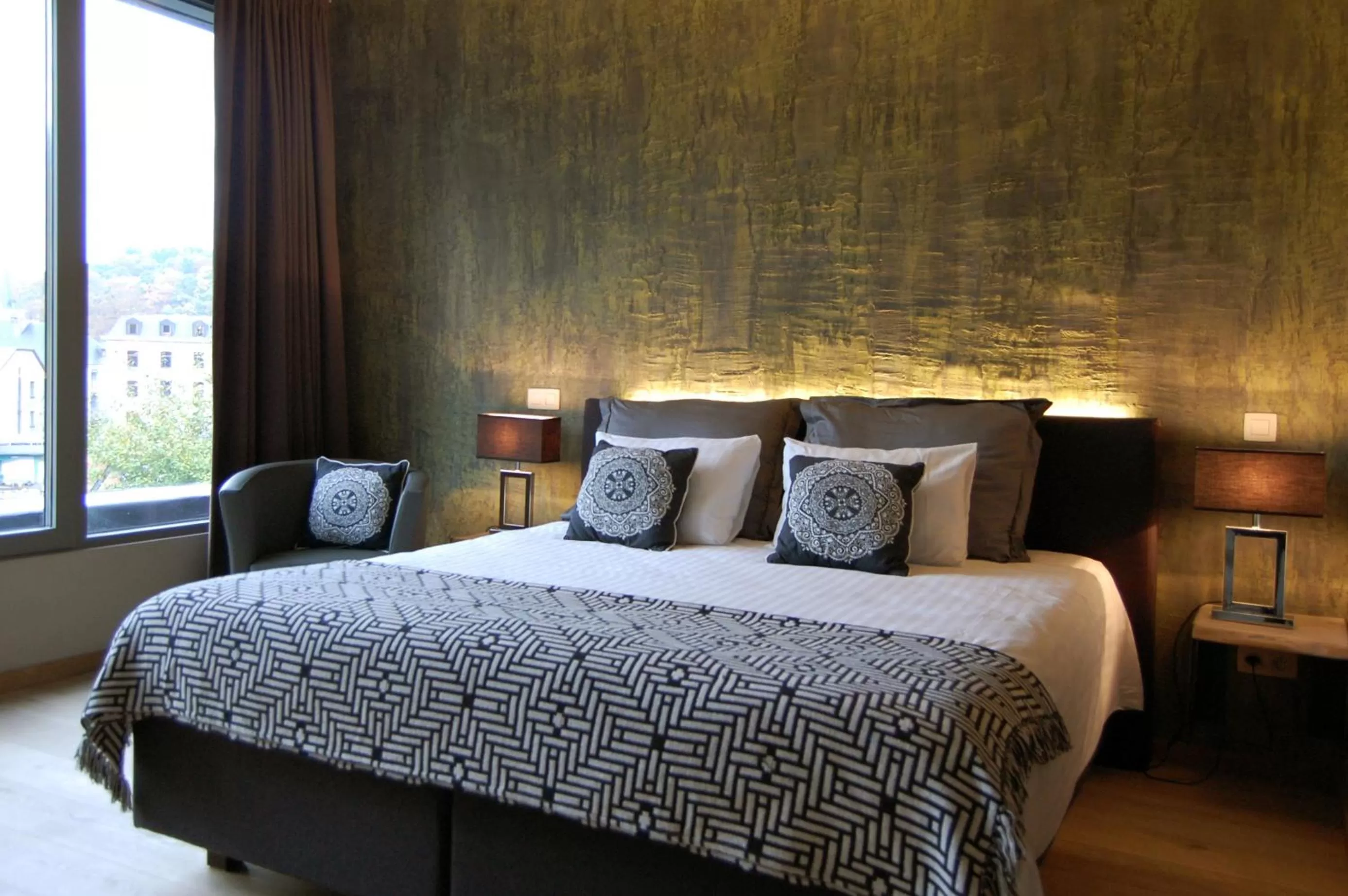 Bed in Hôtel WELLNESS EAU DE ROCHE Durbuy