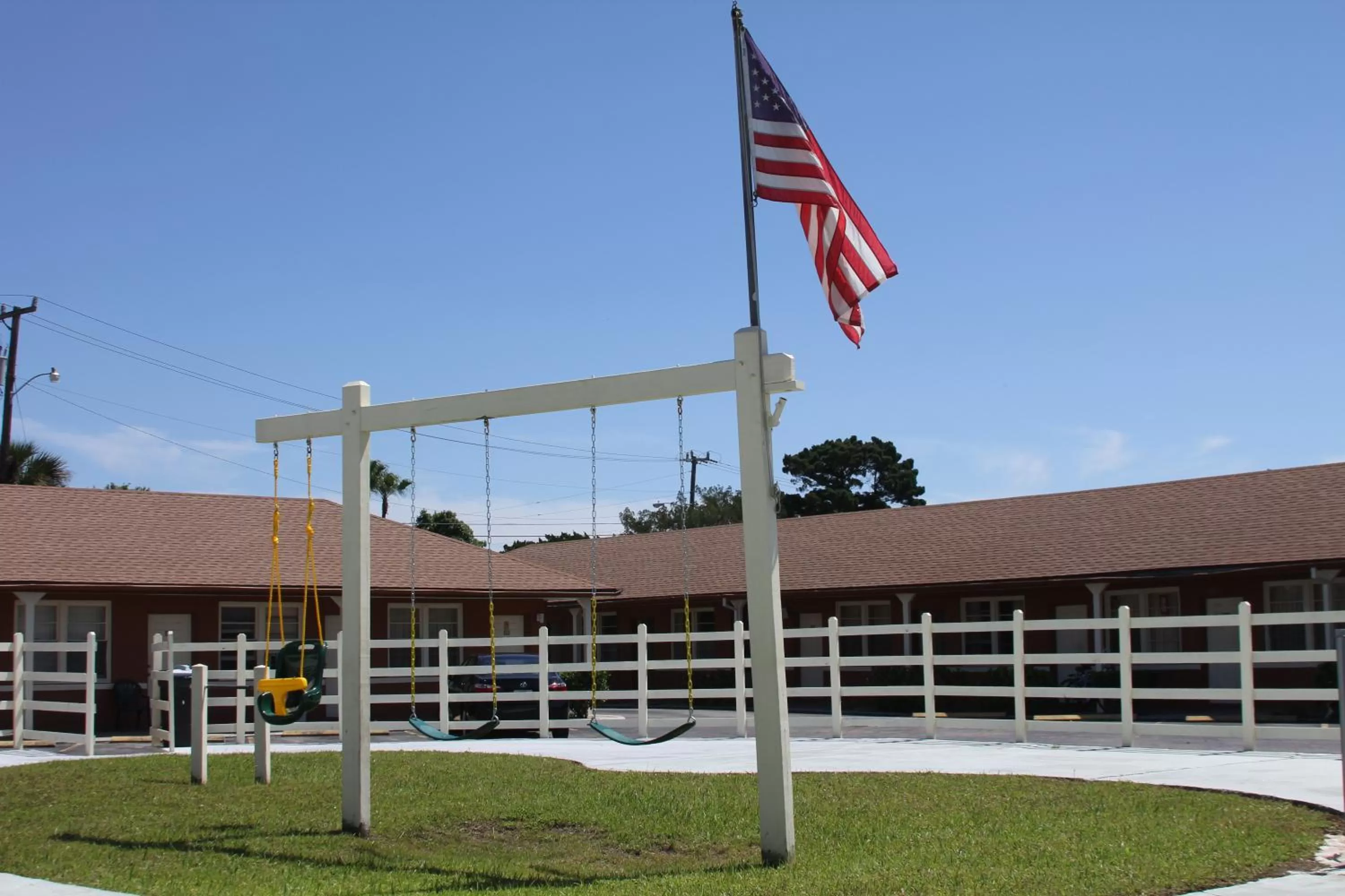 Children play ground in Budget Inn - Saint Augustine
