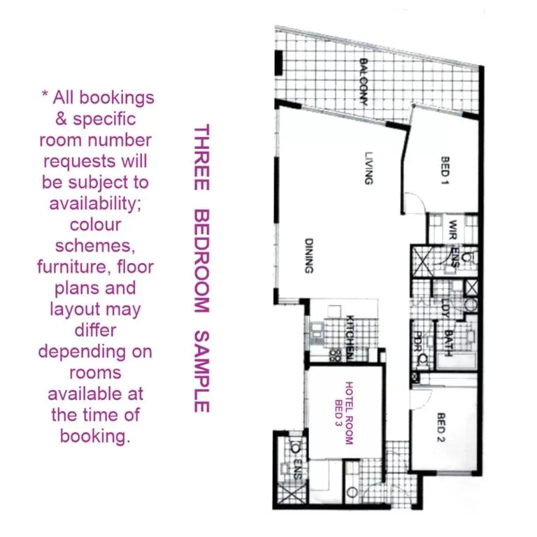 Floor Plan in Eden by the Bay