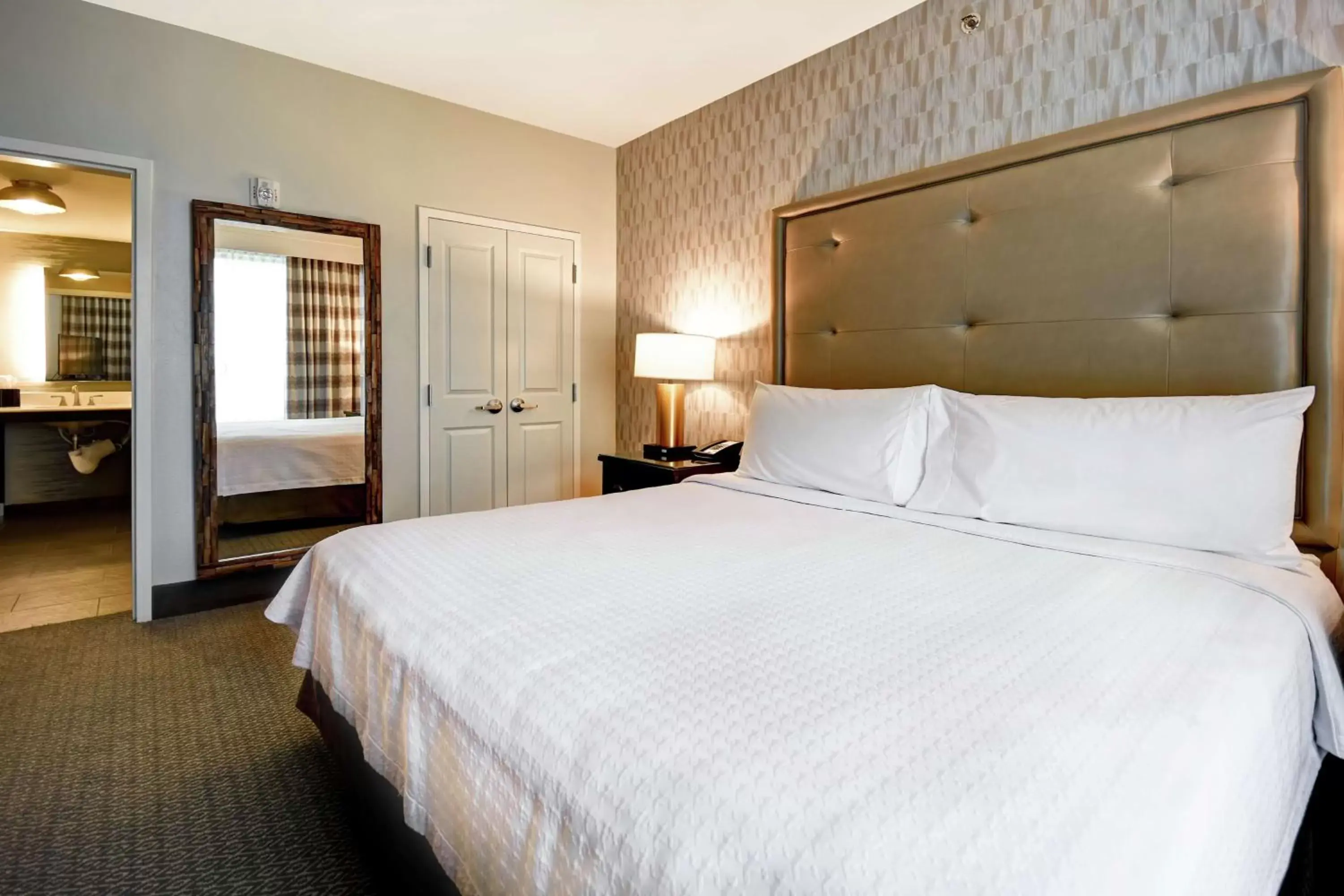 Bed in Homewood Suites by Hilton Dallas Arlington South