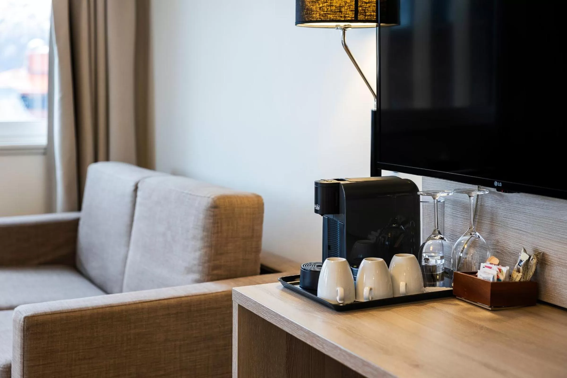Coffee/tea facilities in Quality Hotel Saga