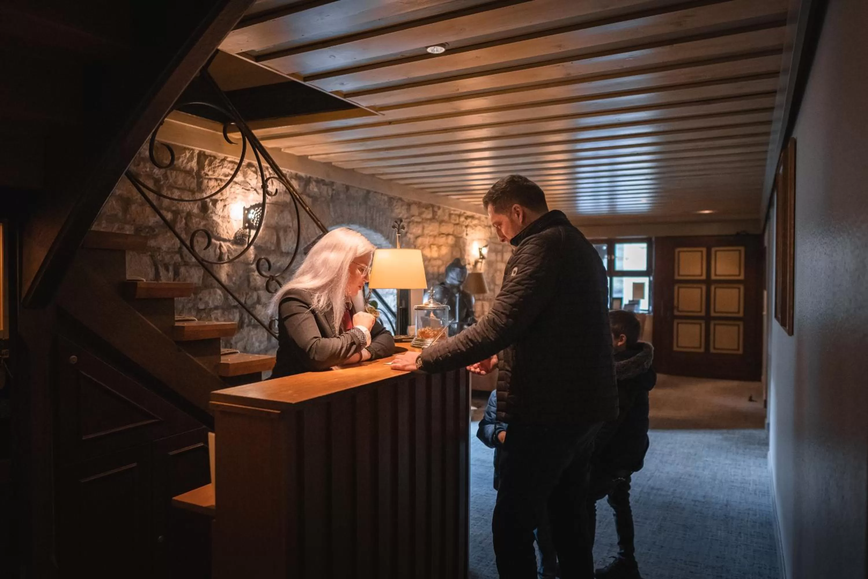 People in Hotel-Restaurant Burg Hornberg