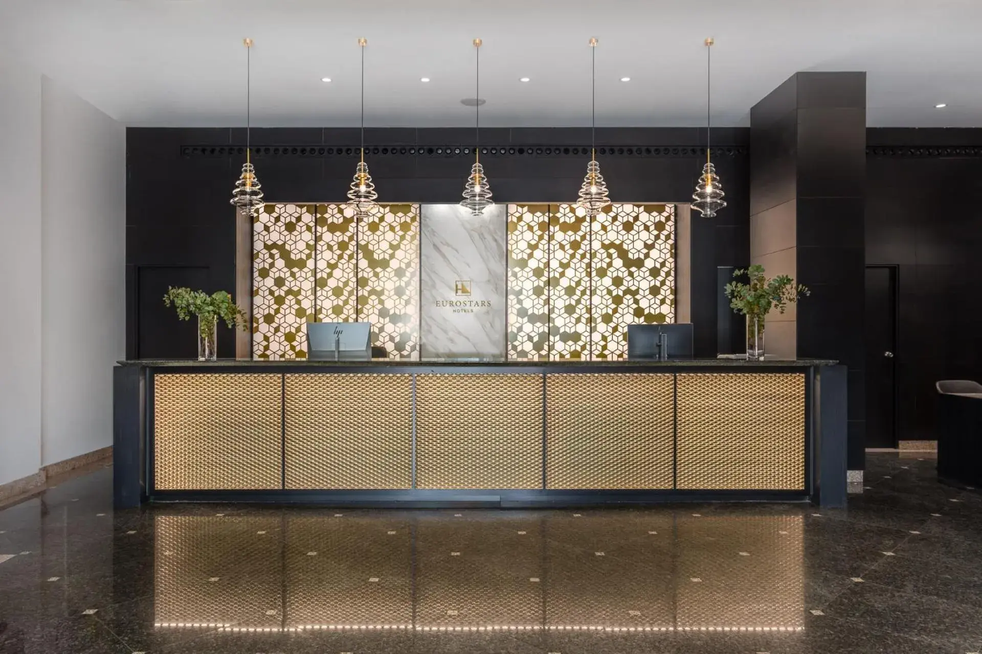 Lobby or reception in Eurostars Gran Madrid Lobby or reception in Eurostars Gran Madrid