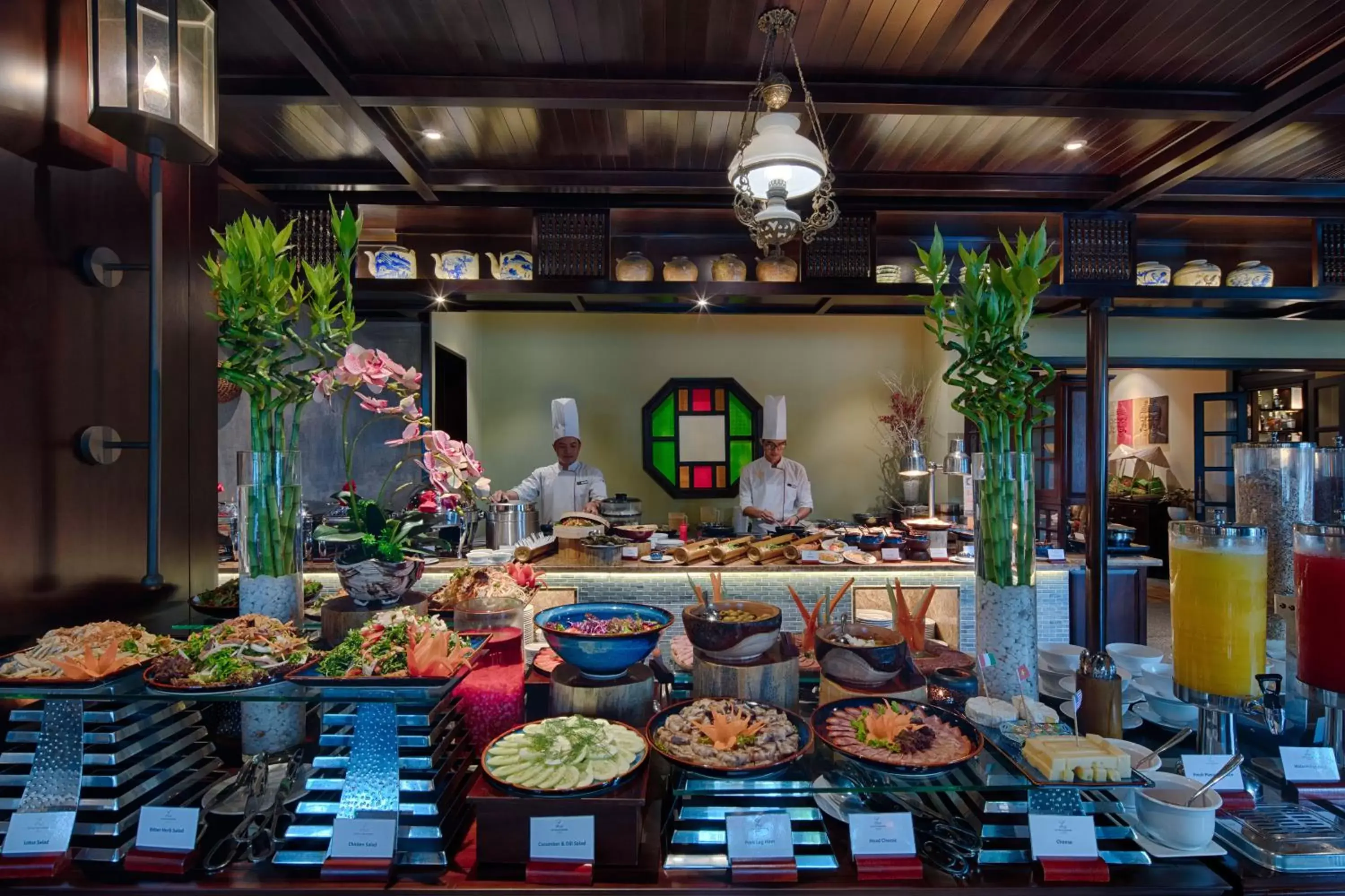 Buffet breakfast in Little Riverside Hoi An . A Luxury Hotel & Spa Buffet breakfast in Little Riverside Hoi An . A Luxury Hotel & Spa