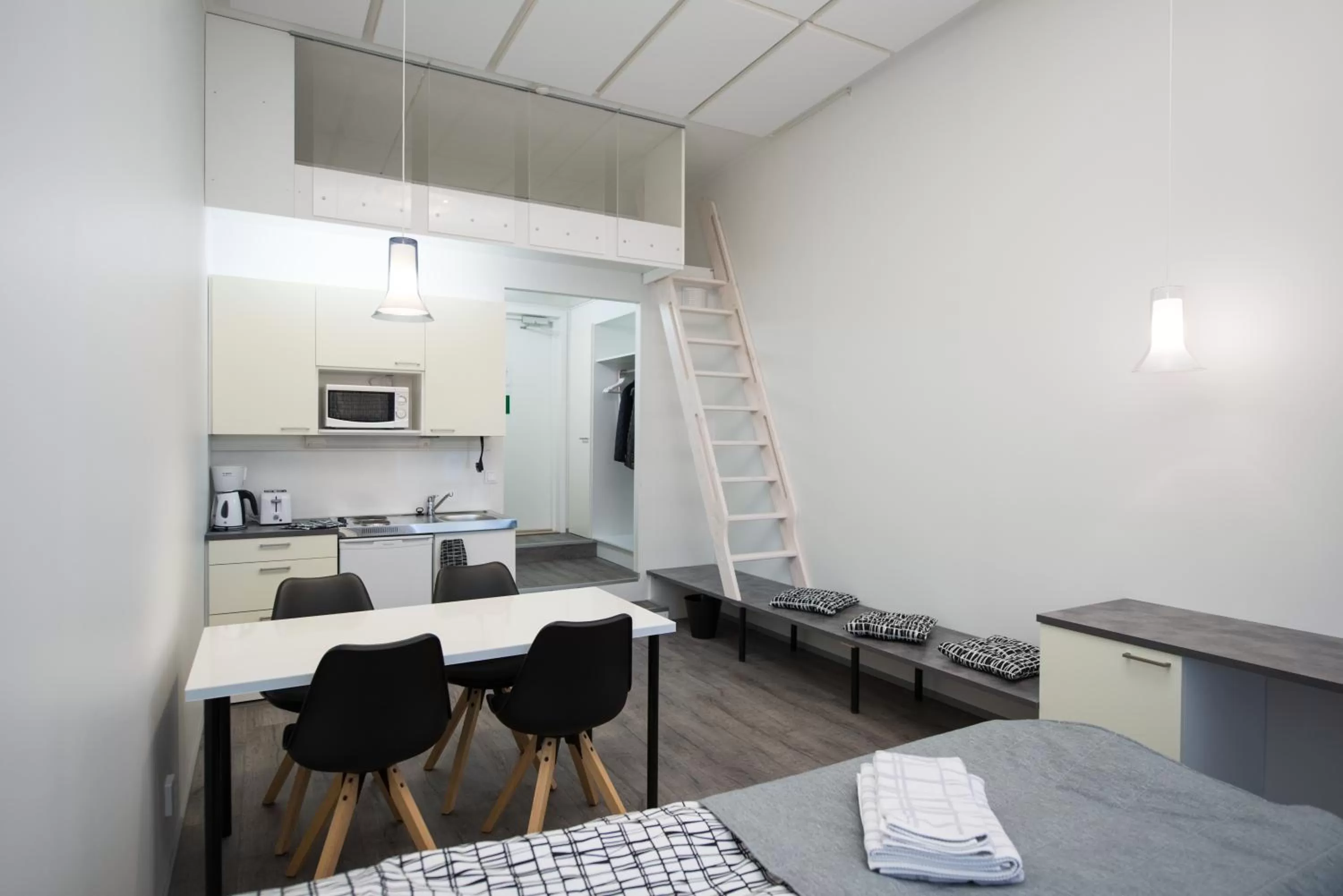 Kitchen or kitchenette in Innotelli Apartments