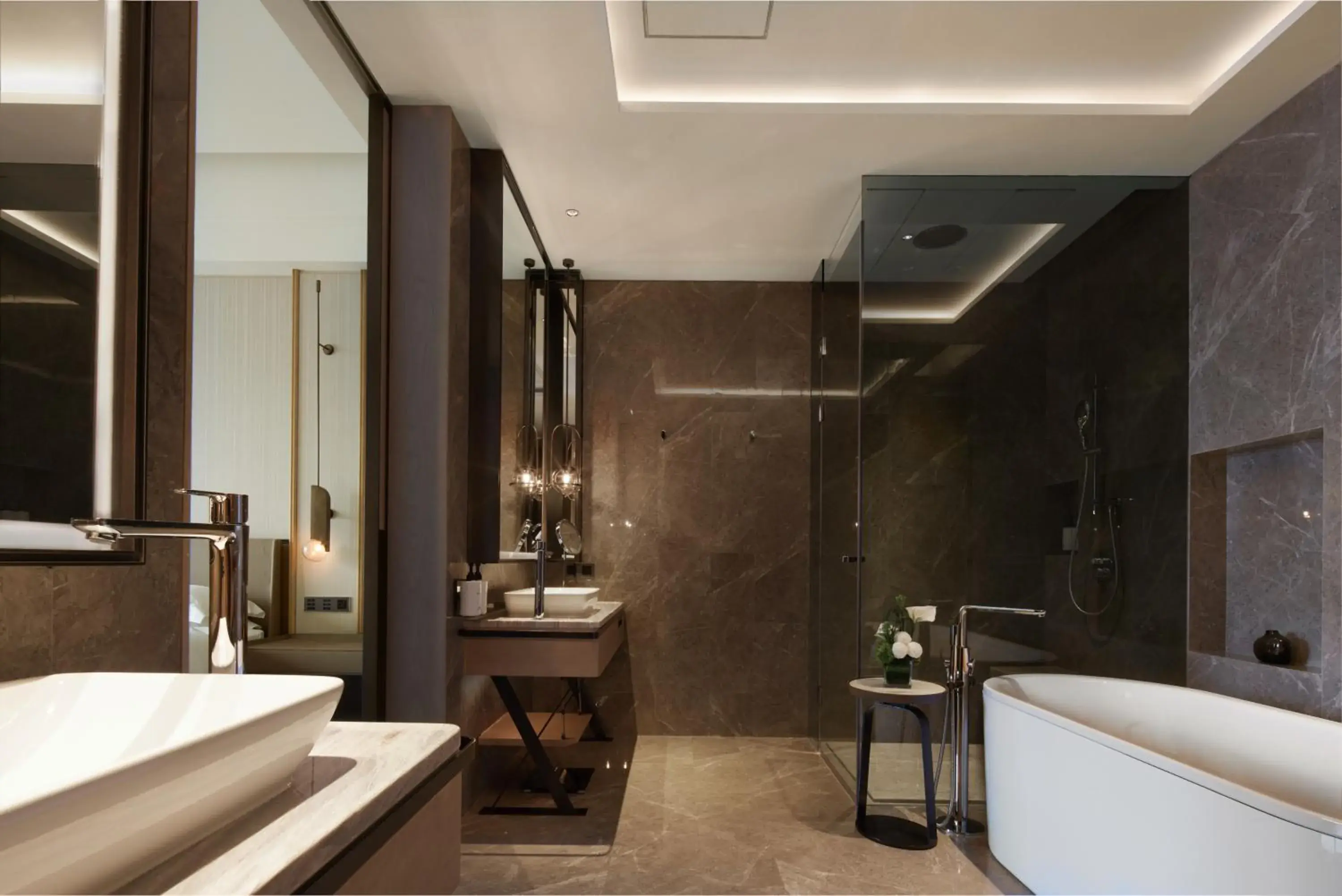Bathroom in InterContinental Hangzhou Liangzhu, an IHG Hotel
