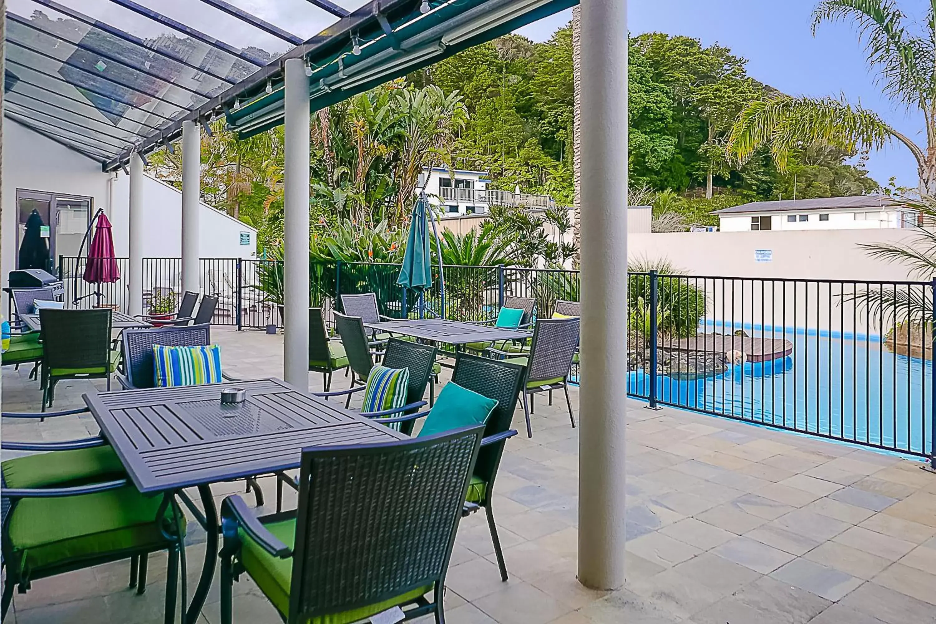 Seating area, Restaurant/Places to Eat in Paihia Pacific Resort Hotel