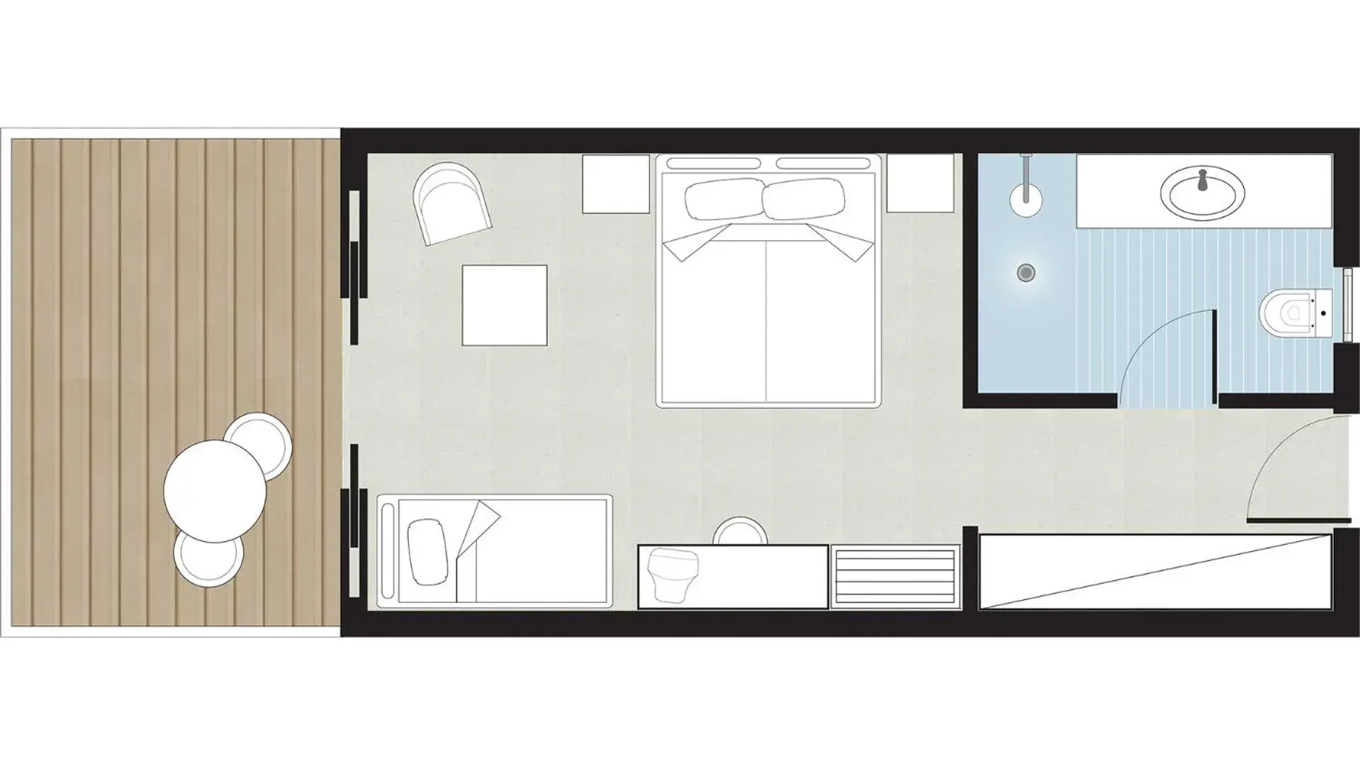 Bedroom, Floor Plan in Grecotel Marine Palace & Aqua Park