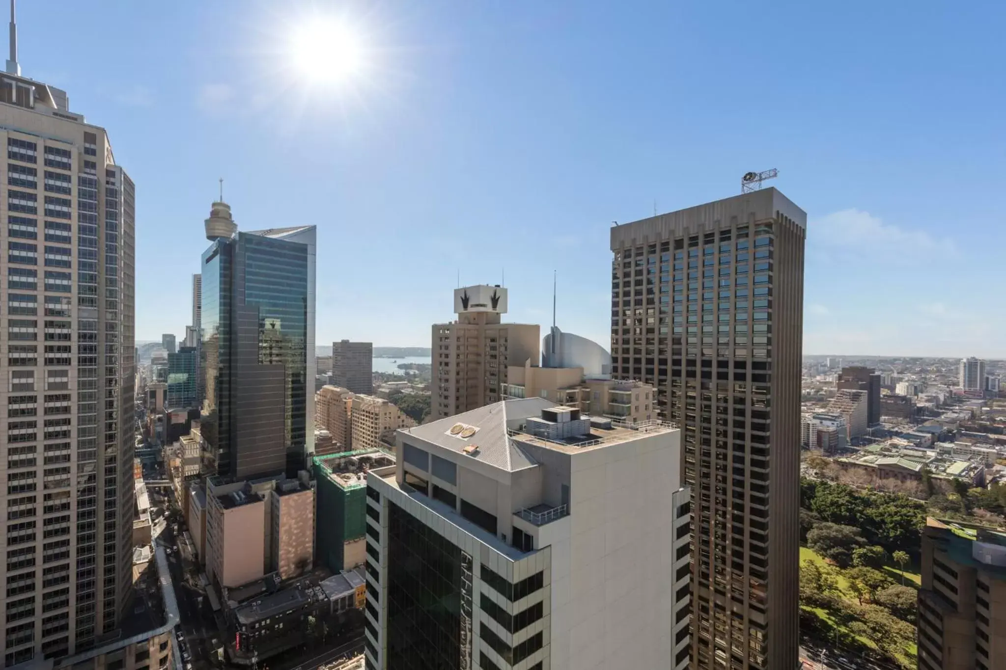 City view in Meriton Suites Pitt Street, Sydney