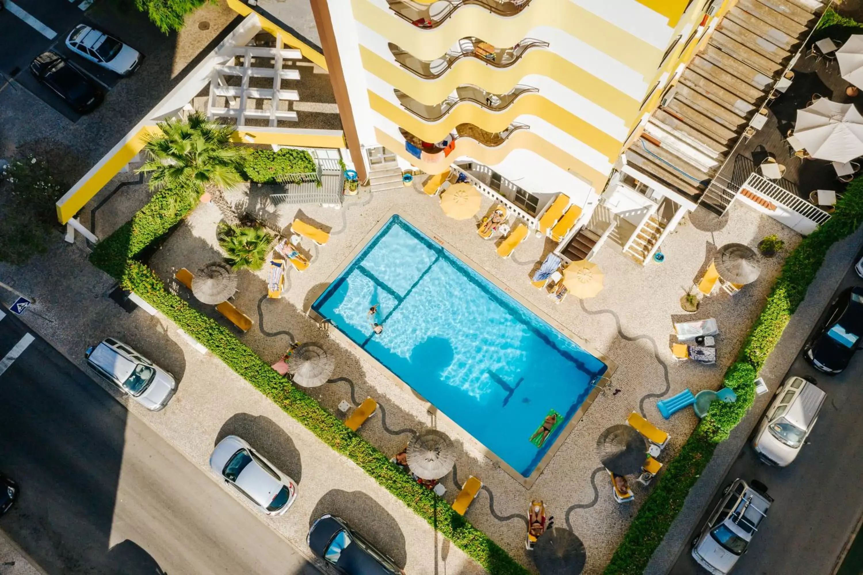 Bird's eye view, Pool View in Hotel Atismar