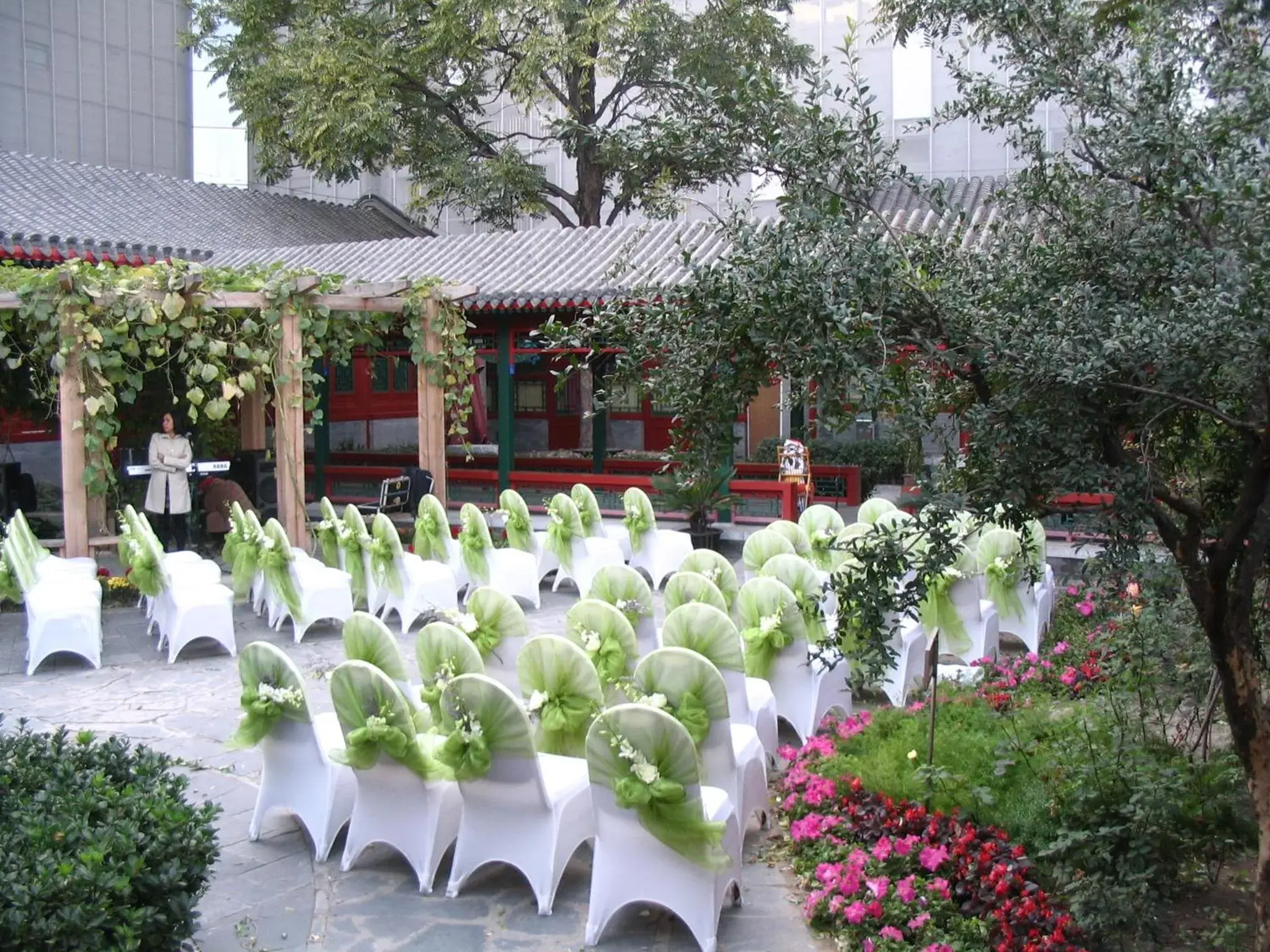 Garden, Banquet Facilities in Beijing Jingyuan Courtyard Hotel