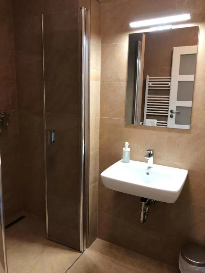 Bathroom in Penzion Panský dvůr Telč