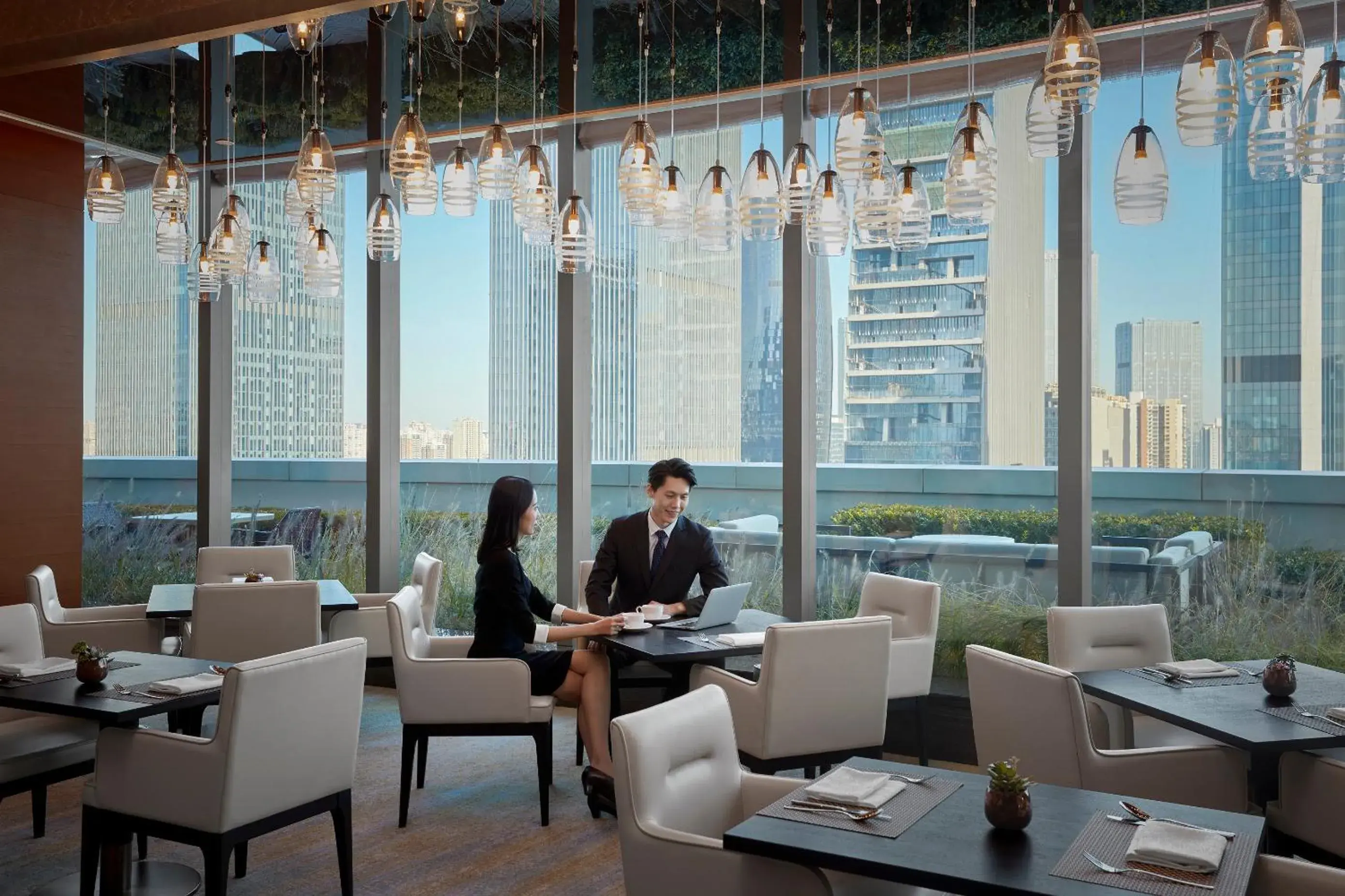 Seating area in Sheraton Beijing Lize Hotel