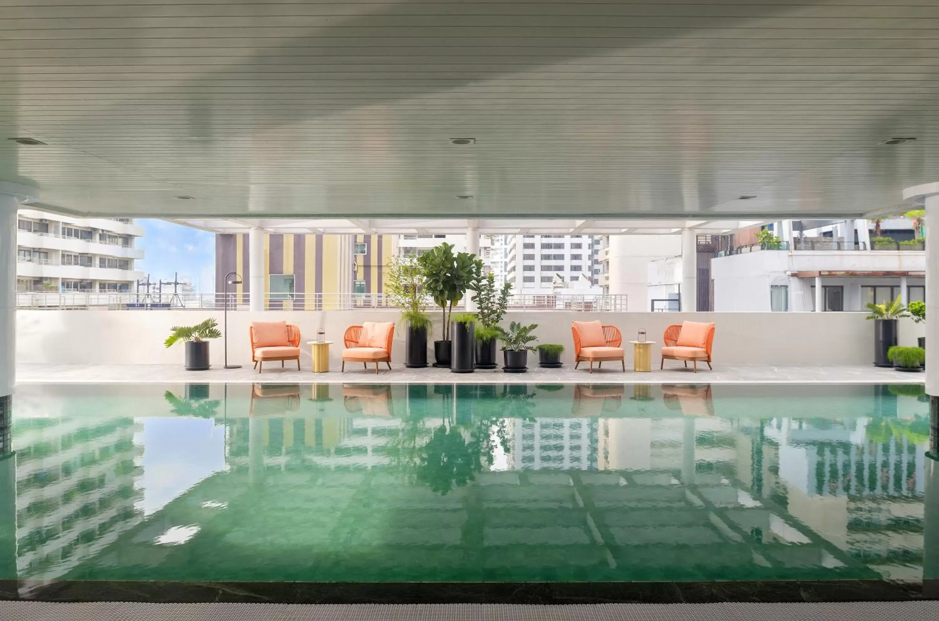 Pool view, Swimming Pool in PARKROYAL Suites Bangkok - SHA Plus Certified