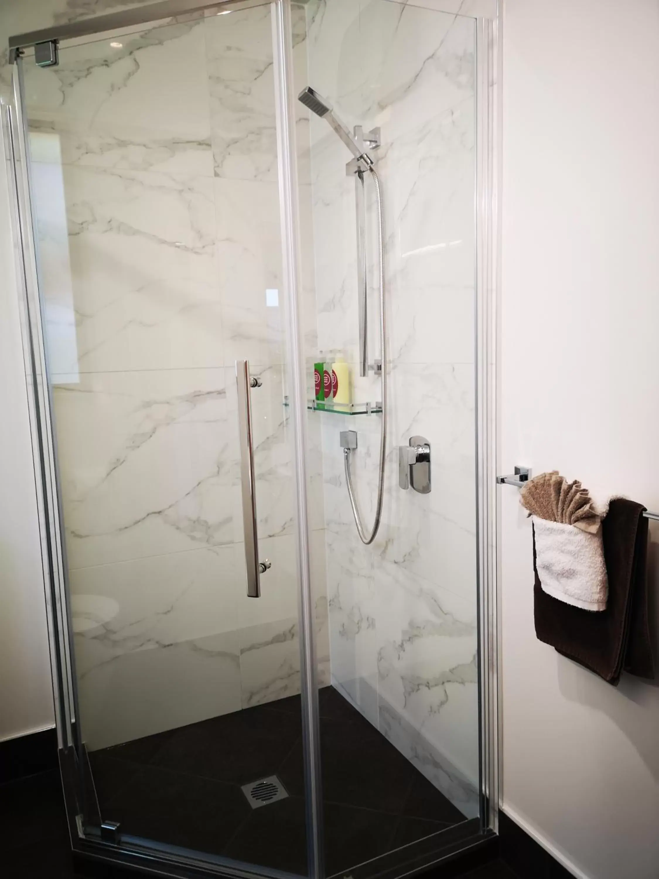 Shower, Bathroom in Aston Court Motel