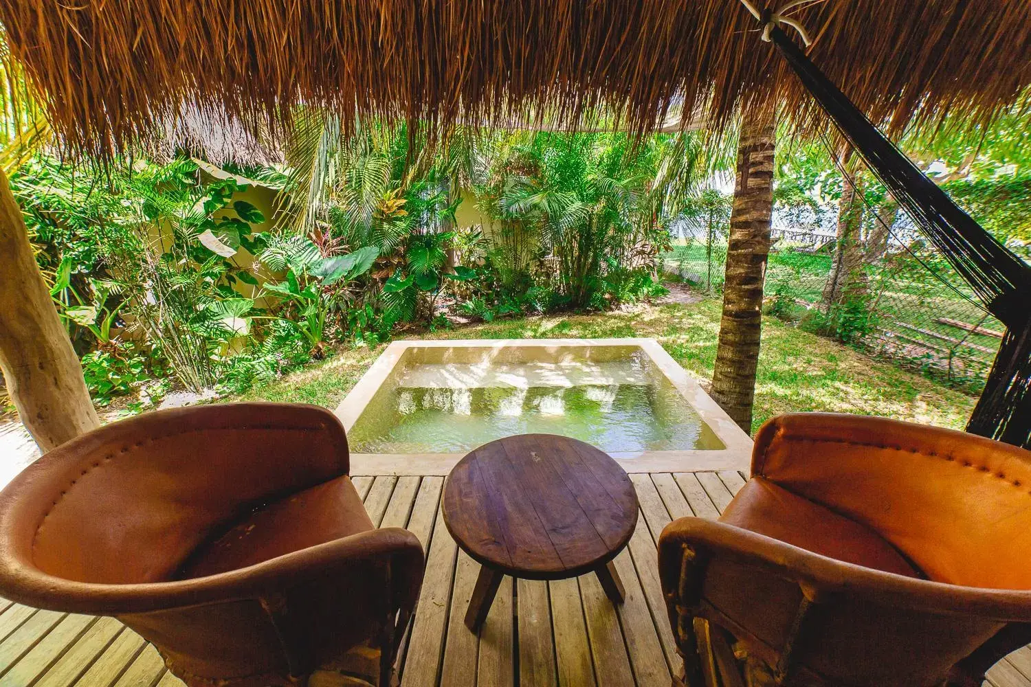 Pool View in Hotel CasaBakal - A pie de Laguna - Bacalar