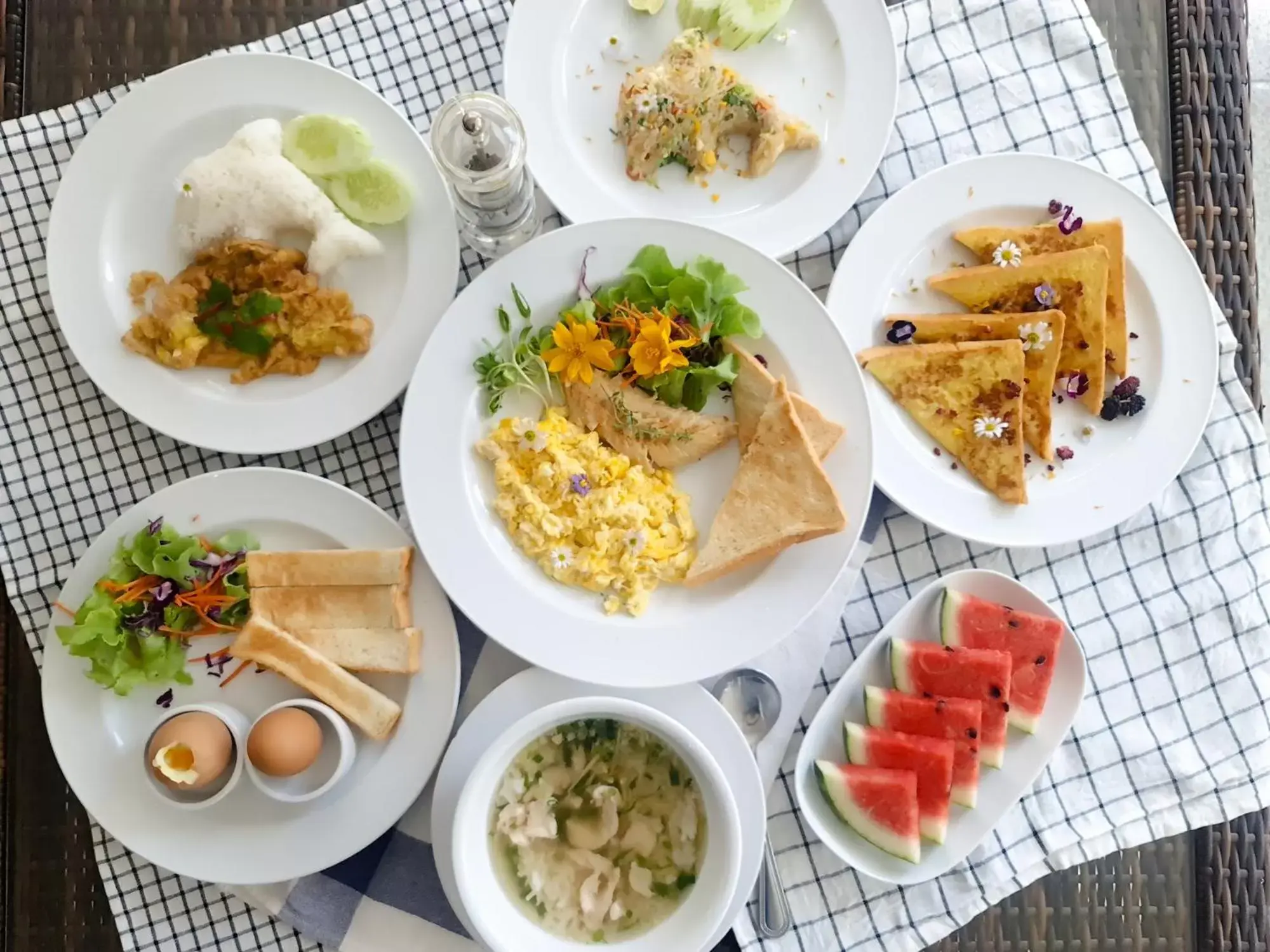 Breakfast in Kanchanaburi City Hotel - SHA Extra Plus