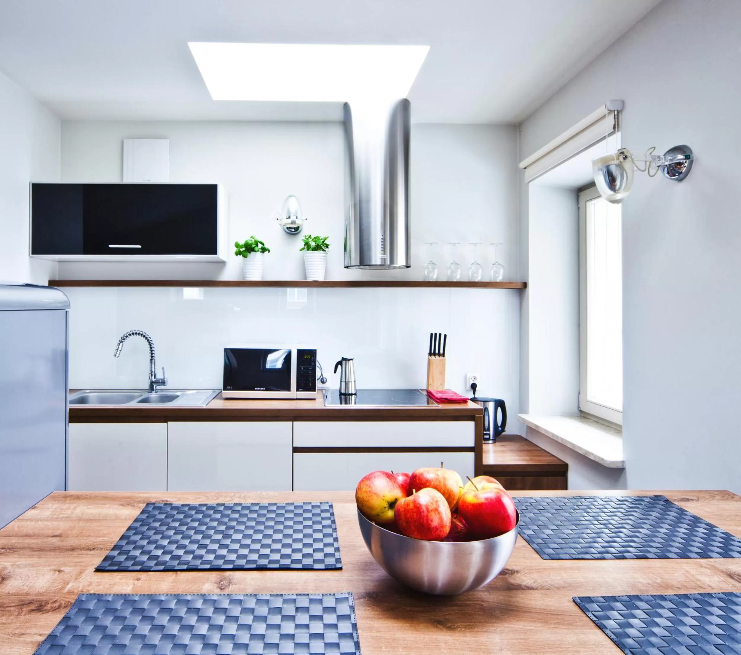 Kitchen or kitchenette in 4Seasons﻿ Apartments Cracow