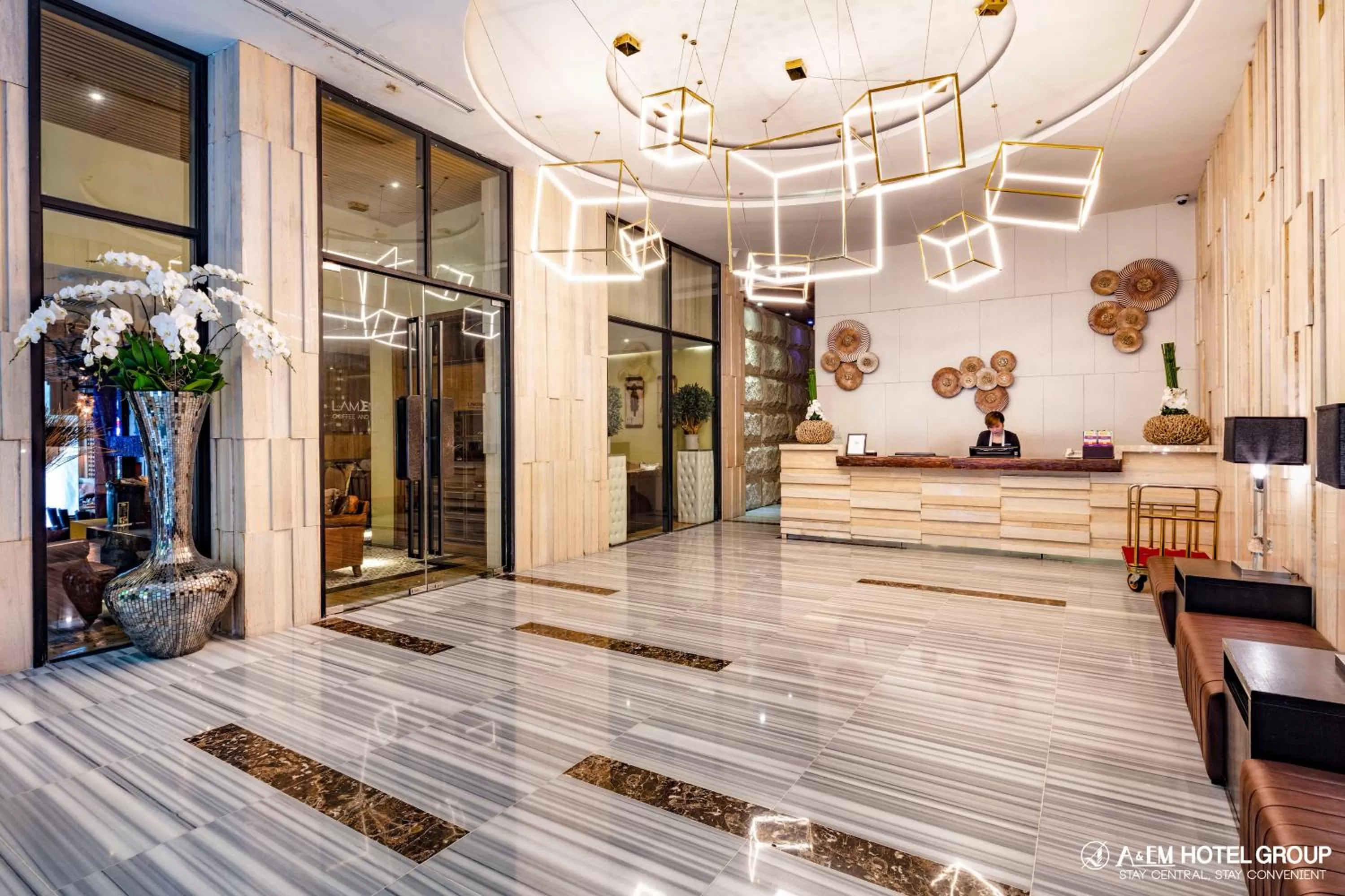Lobby or reception, Lobby/Reception in A&EM Saigon Hotel