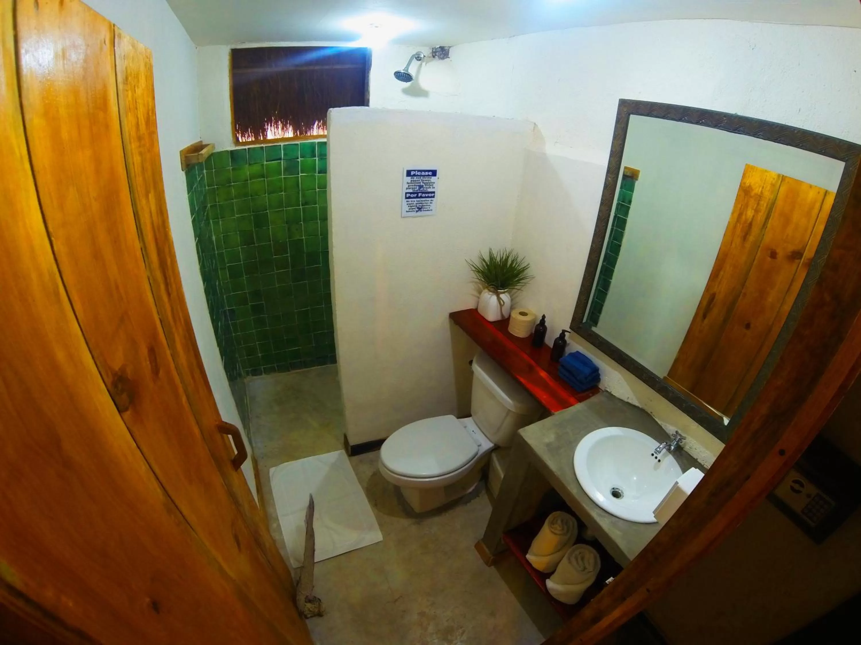 Bathroom in Sivana Tulum