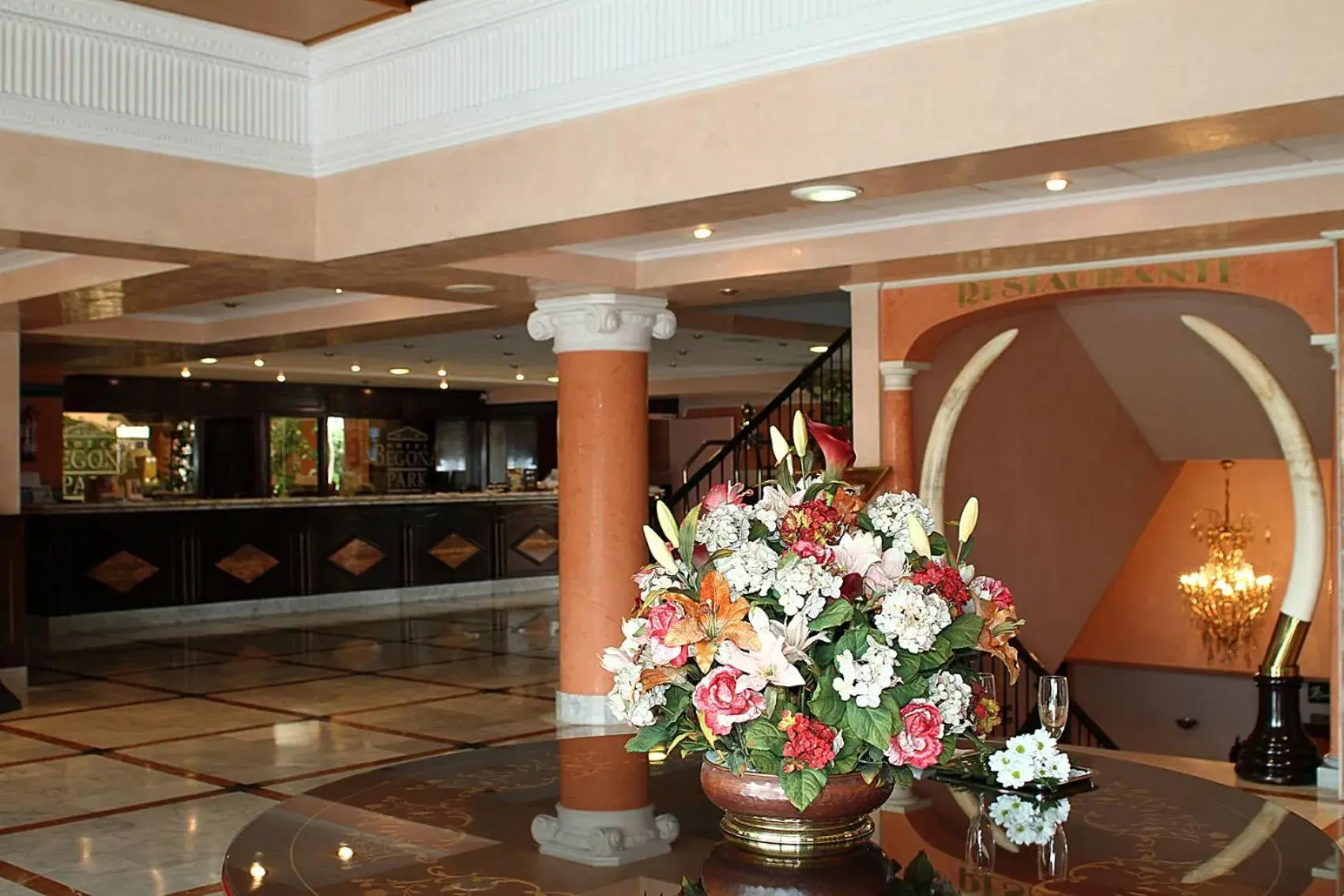 Lobby or reception in Hotel Begoña Park Lobby or reception in Hotel Begoña Park