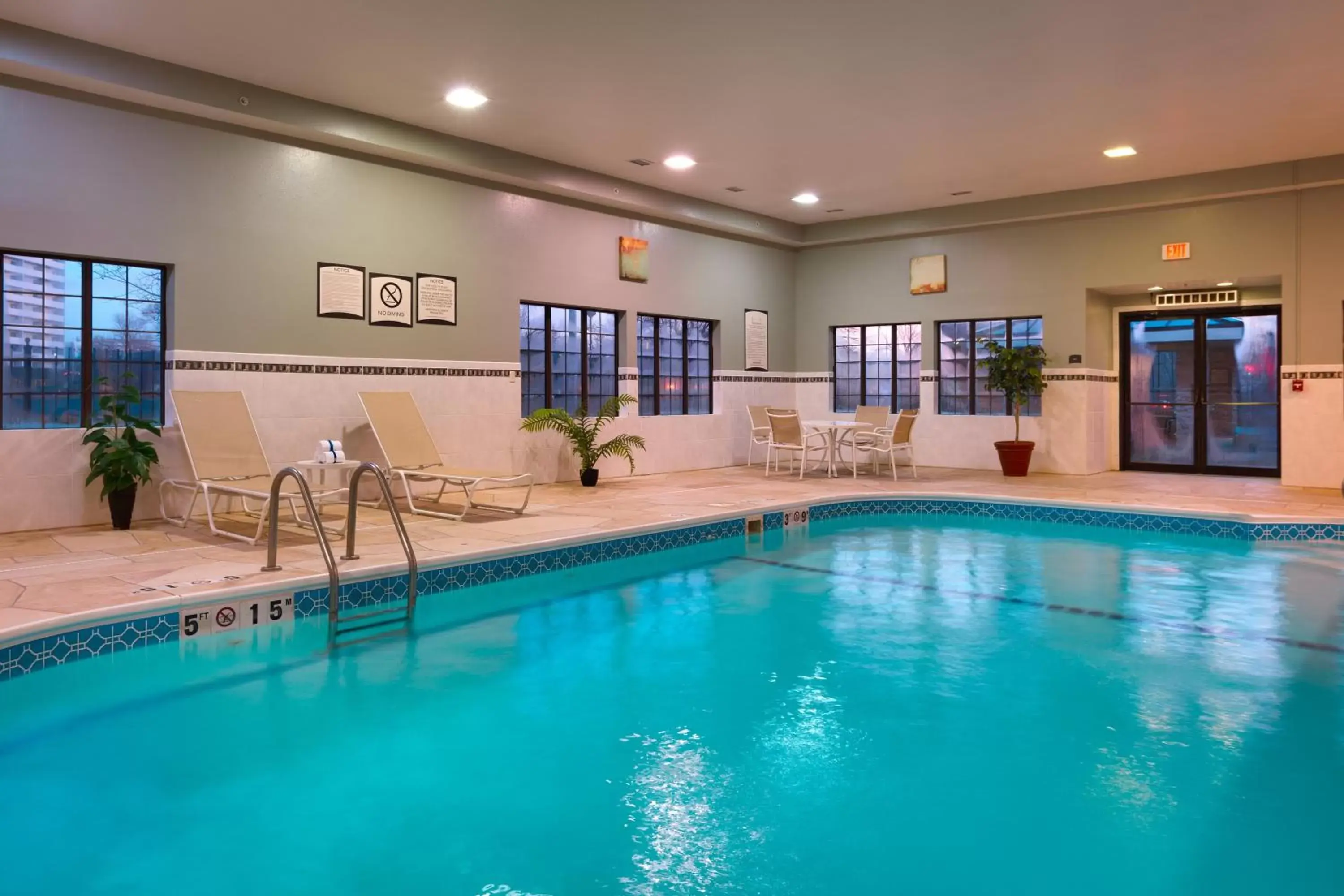 Swimming pool in Staybridge Suites Peoria Downtown by IHG Swimming pool in Staybridge Suites Peoria Downtown by IHG