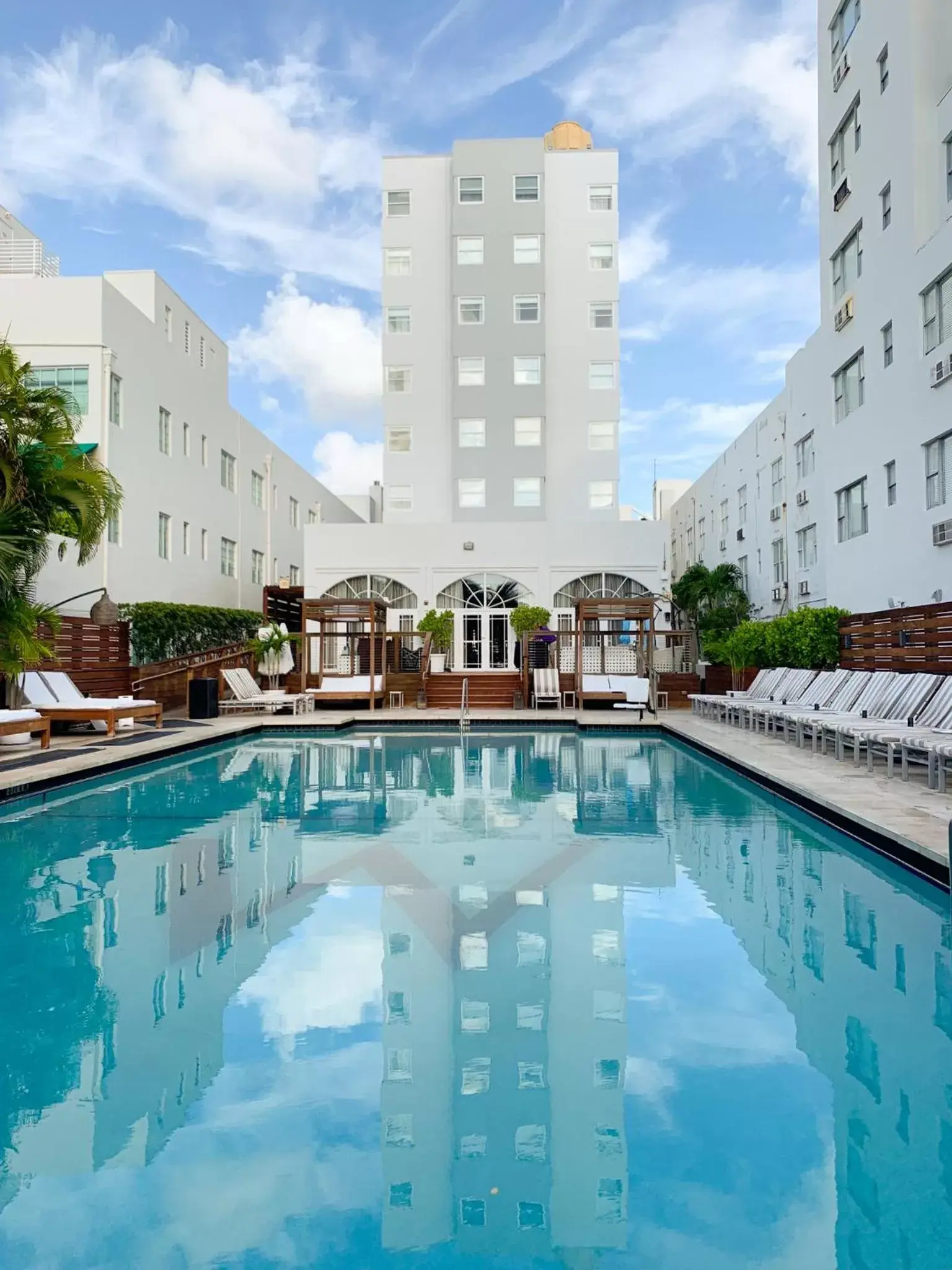 Property building, Swimming Pool in Marseilles Beachfront Hotel