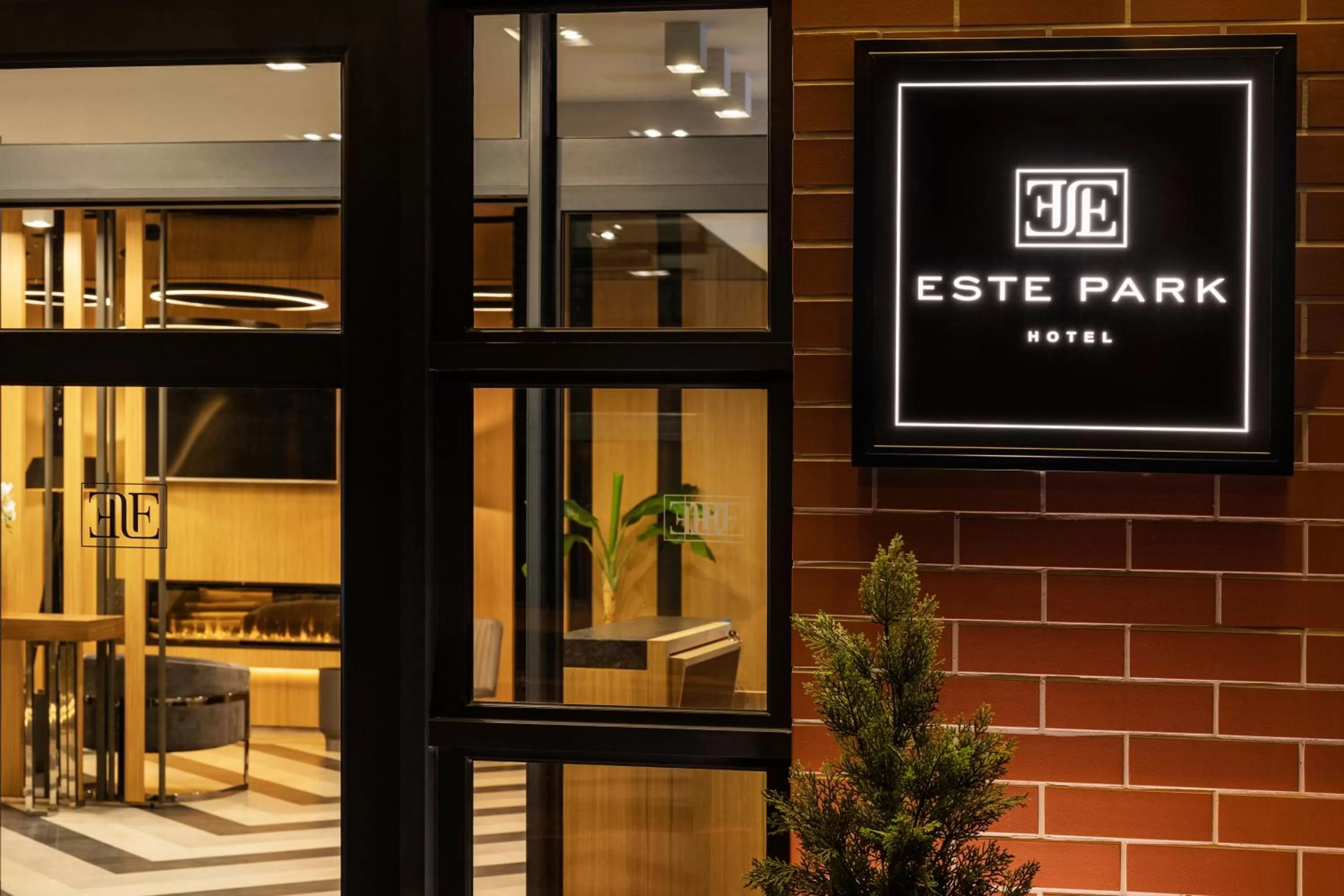 Facade/entrance in -- ESTE PARK HOTEL -- part of Urban Chic Luxury Design Hotels - Parking & Compliments - next to Shopping & Dining Mall Plovdiv