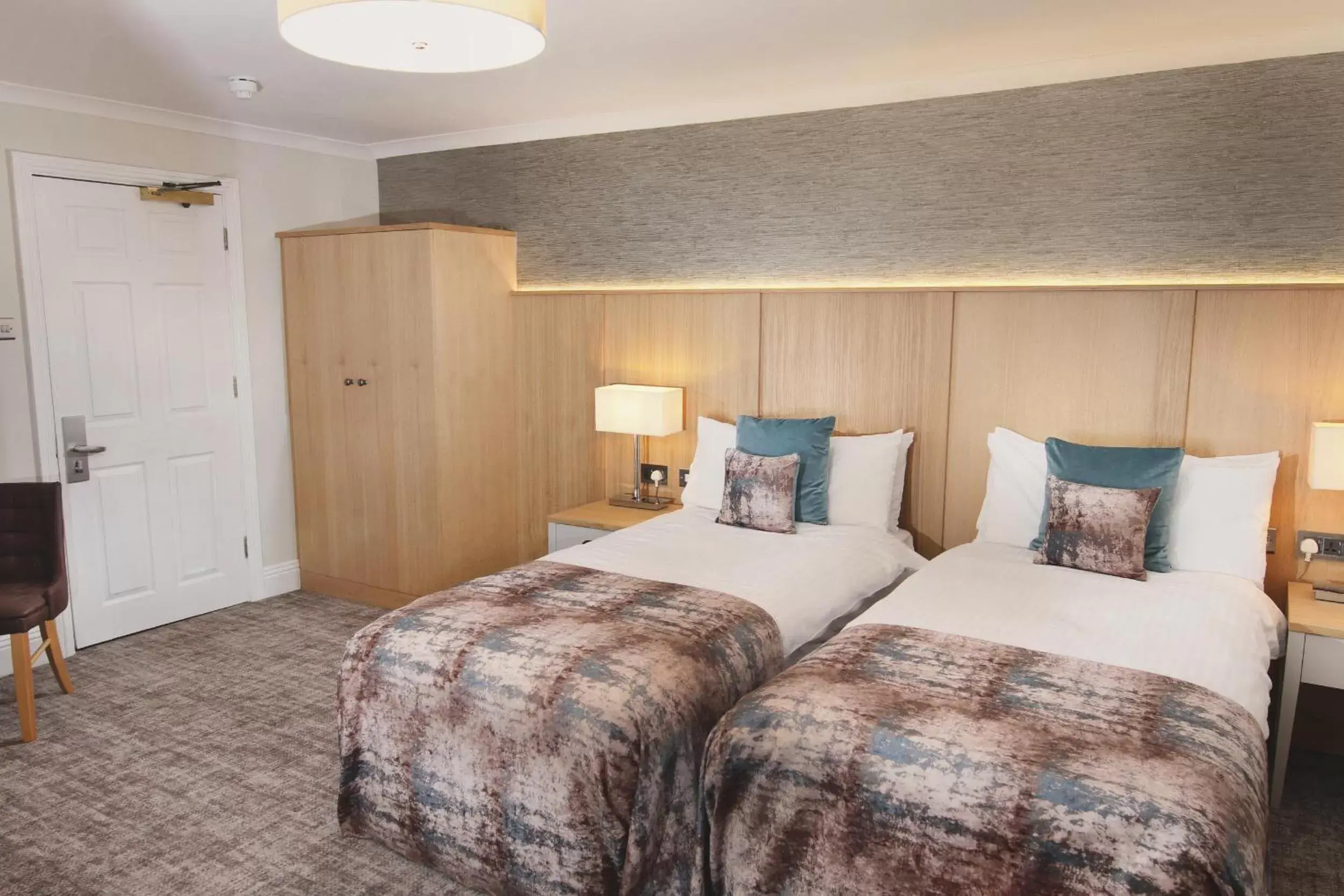 Bed in Boringdon Hall Hotel and Spa