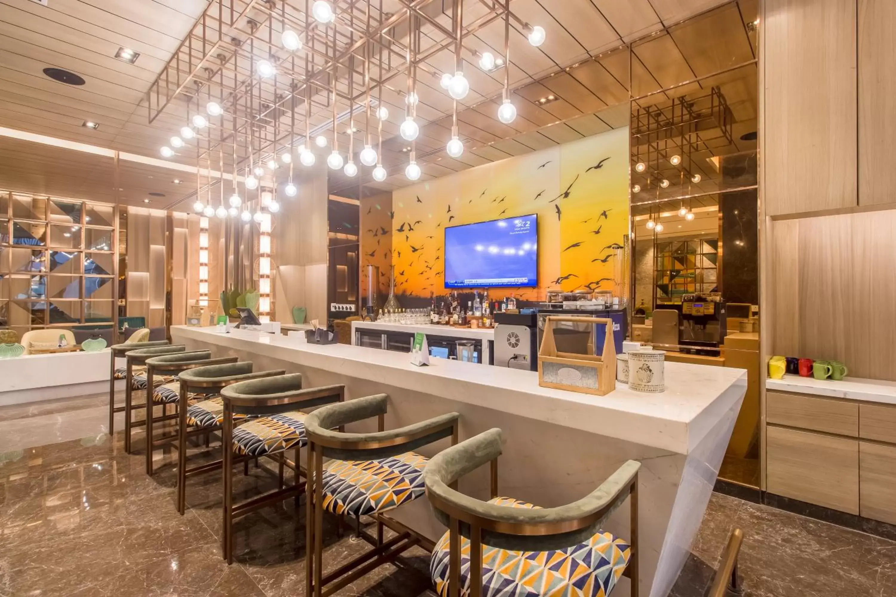 Lounge or bar in Holiday Inn Chandigarh Zirakpur, an IHG Hotel